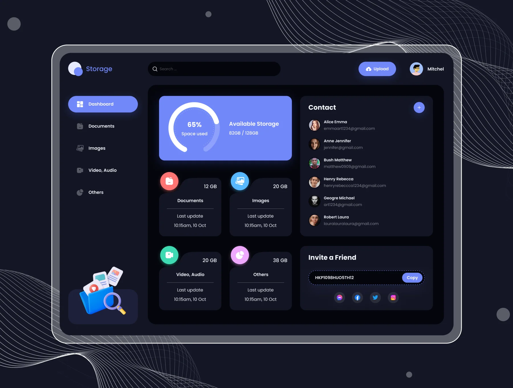 Storage Management Dashboard 5