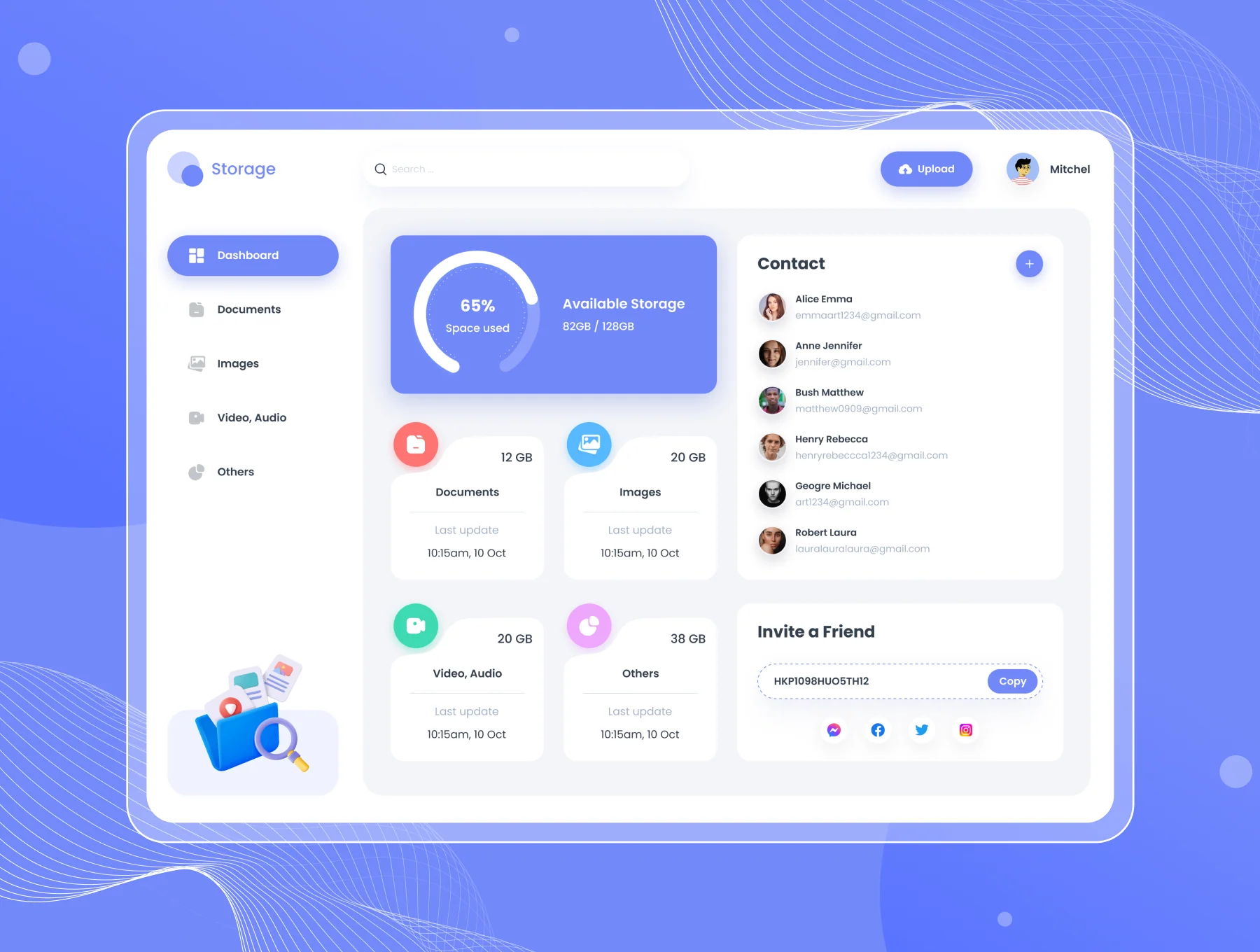Storage Management Dashboard 6