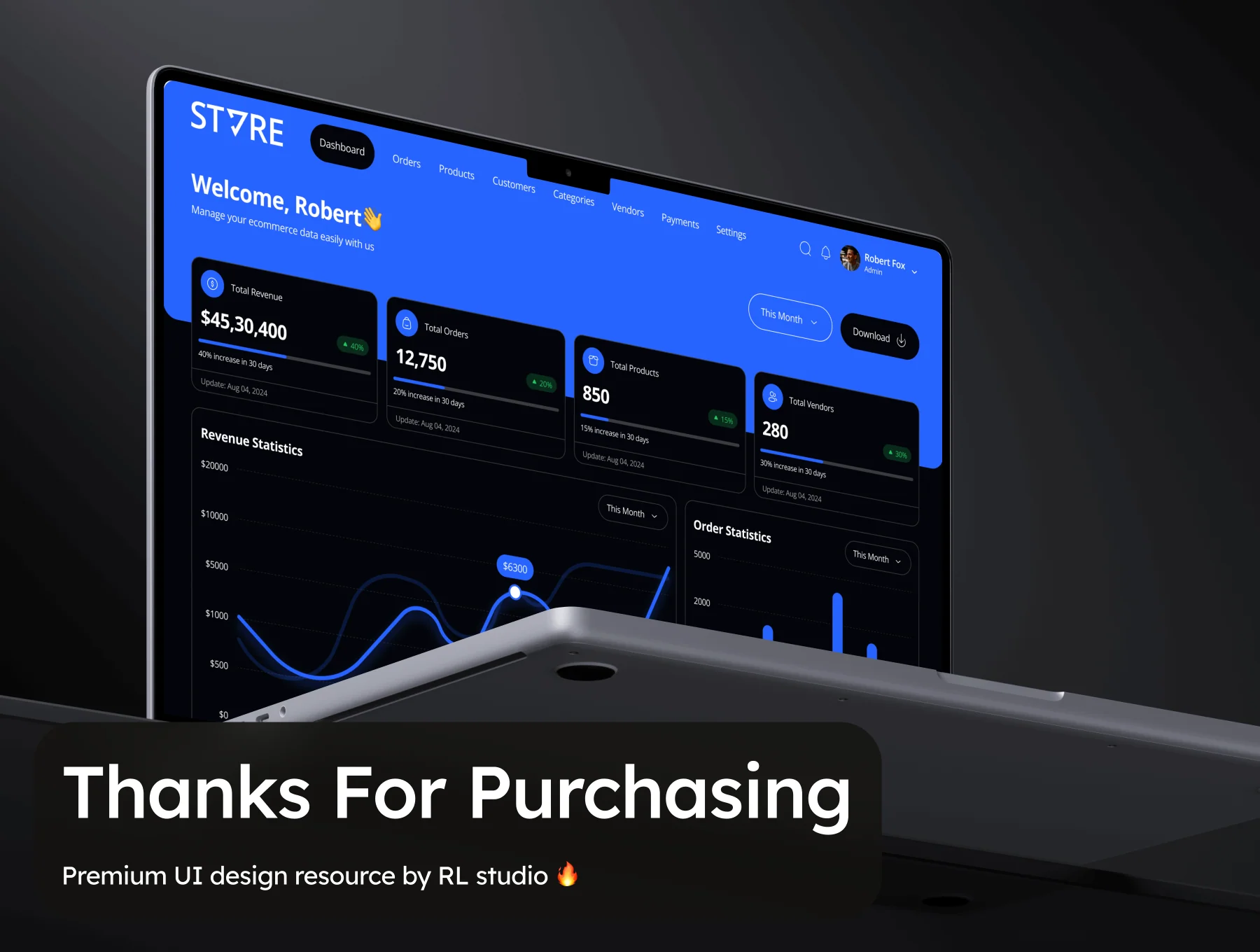 Store - ECommerce Dashboard Admin UI Kit 8