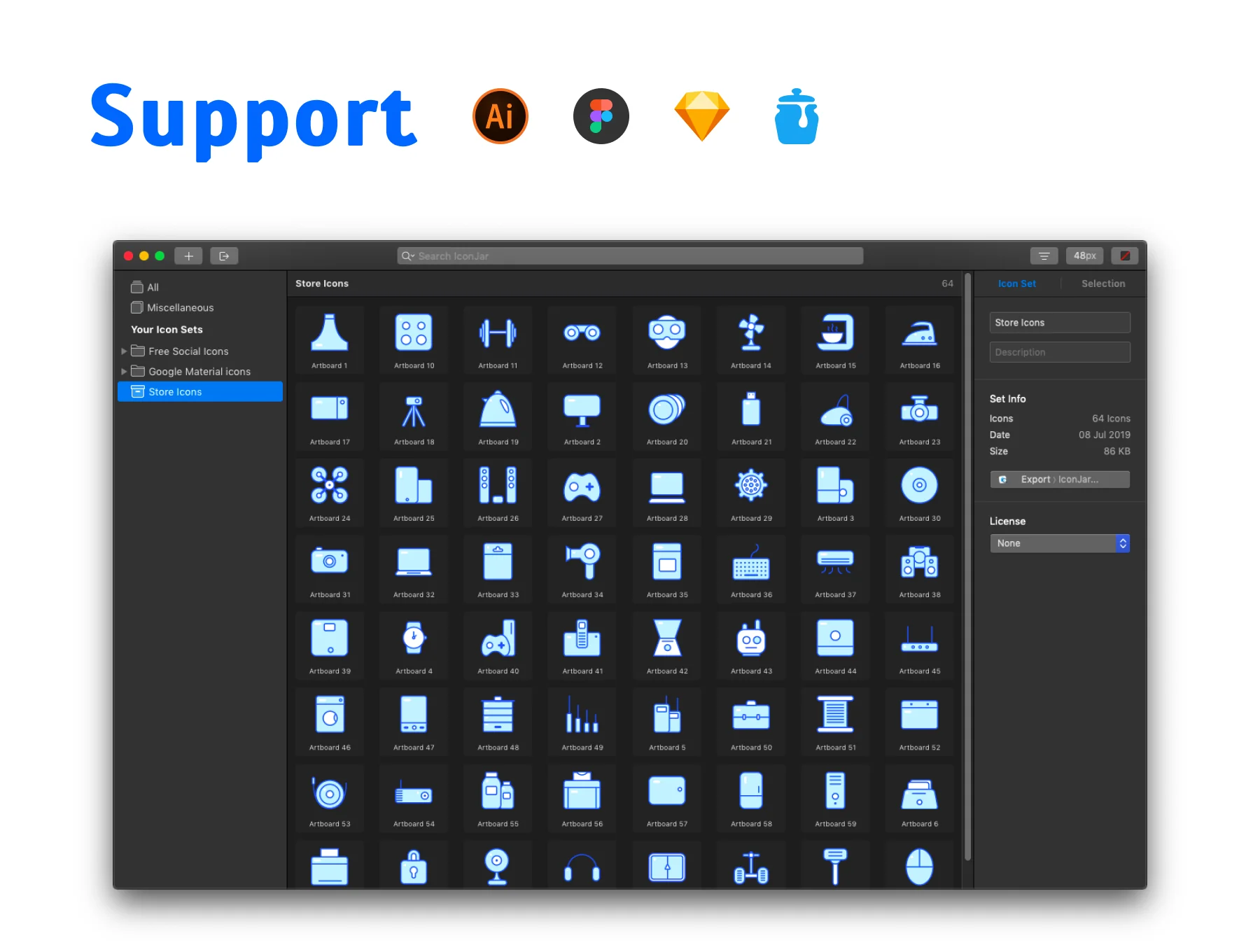 Store Icons Set 4