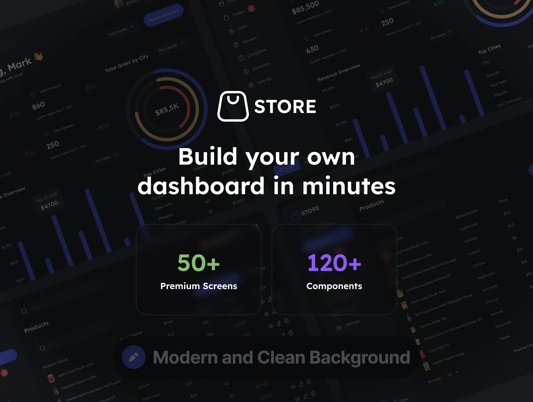 Store Management Admin UI Kit 3