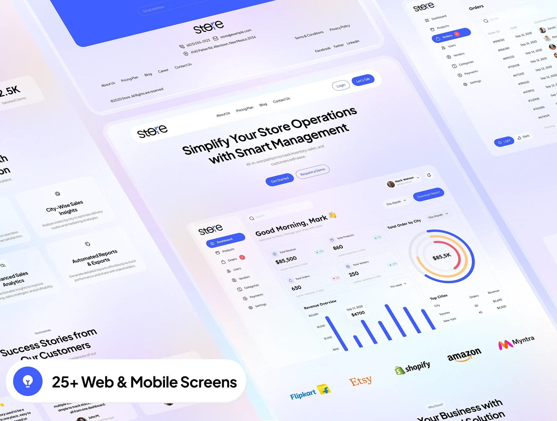 Store - SaaS Store Management Website UI Kit 4
