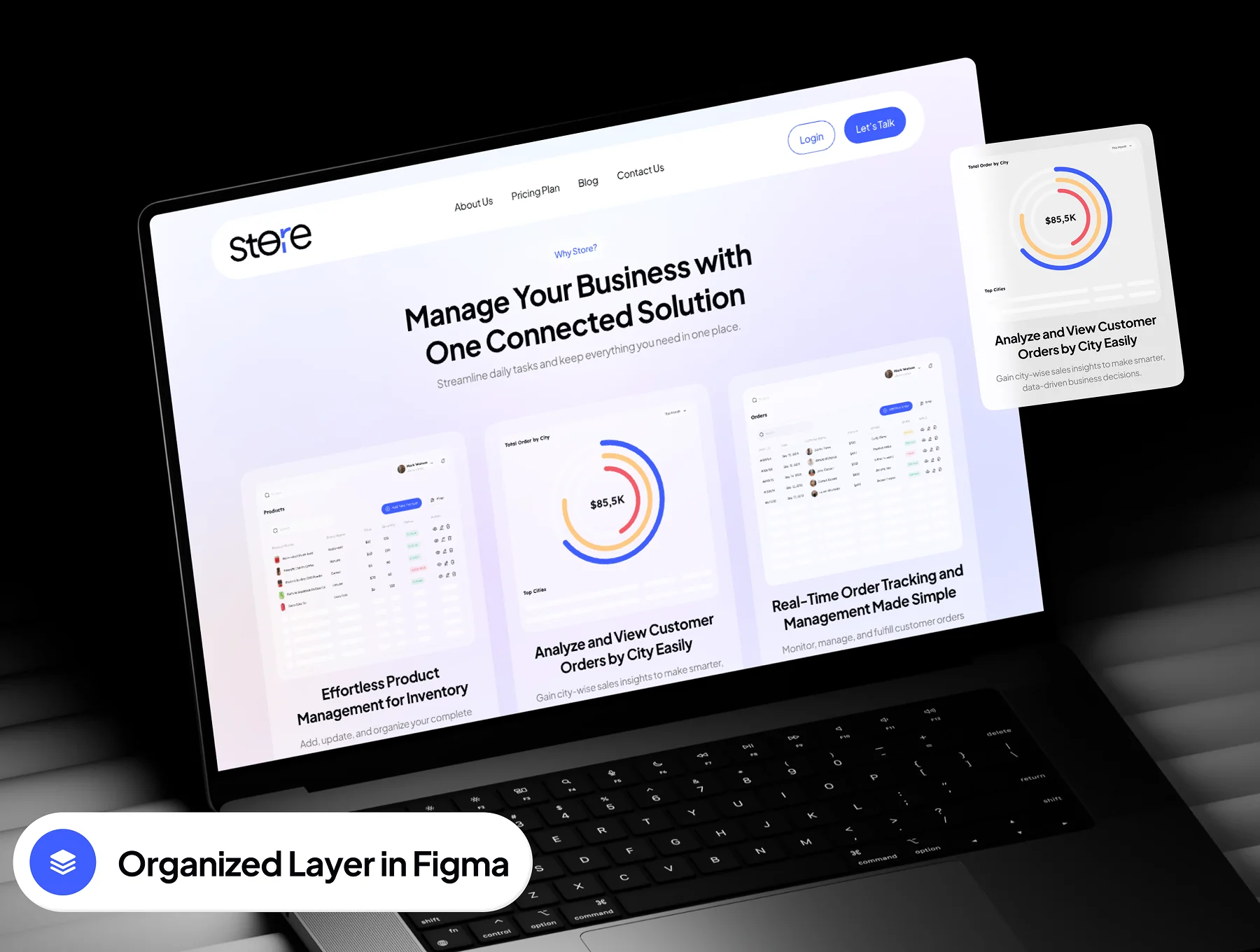 Store - SaaS Store Management Website UI Kit 5