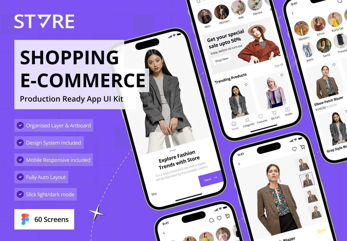 Store - Shopping Ecommerce App UI Kit