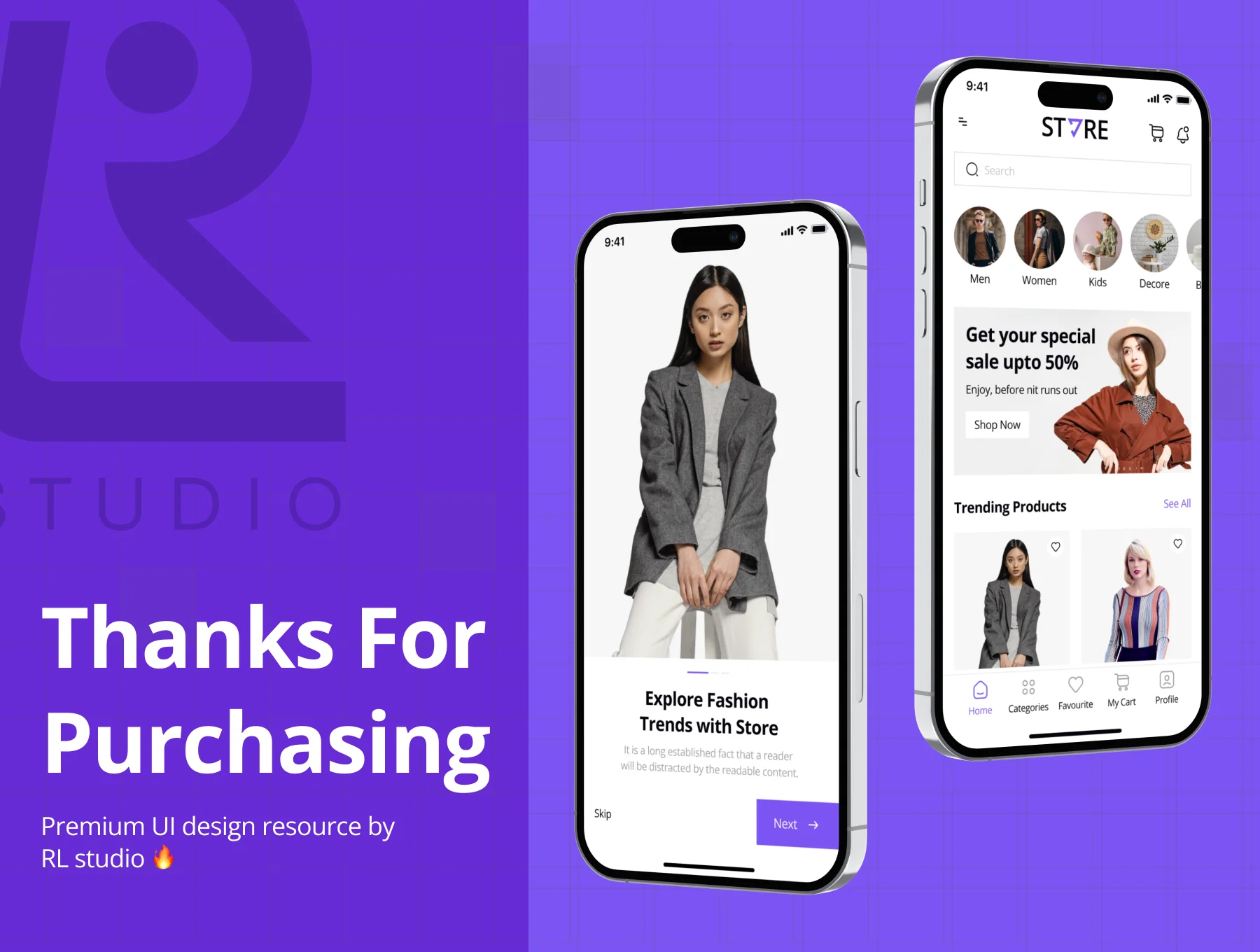Store - Shopping Ecommerce App UI Kit 6