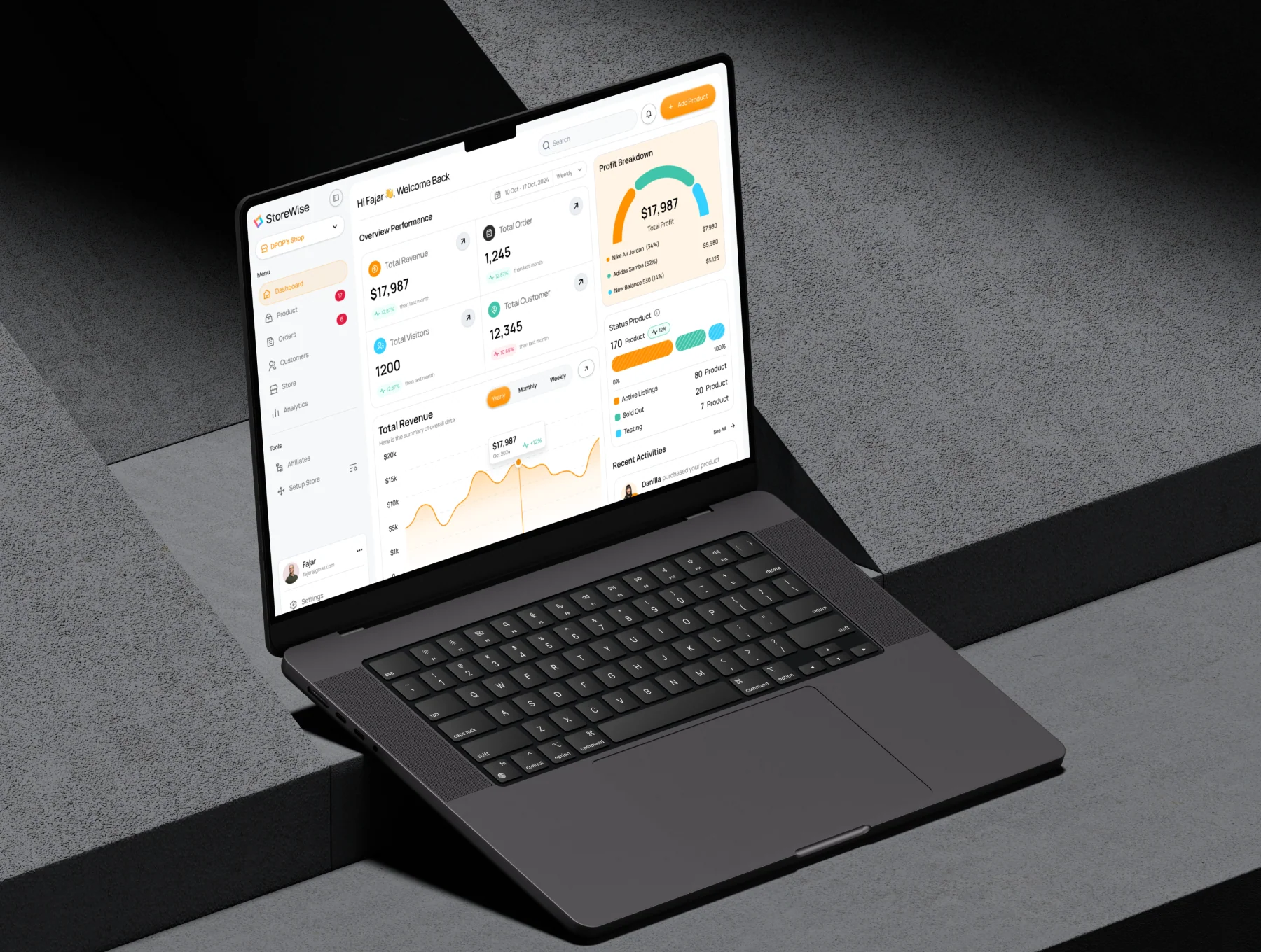 StoreWise - Store Management Dashboard UI KIT 7