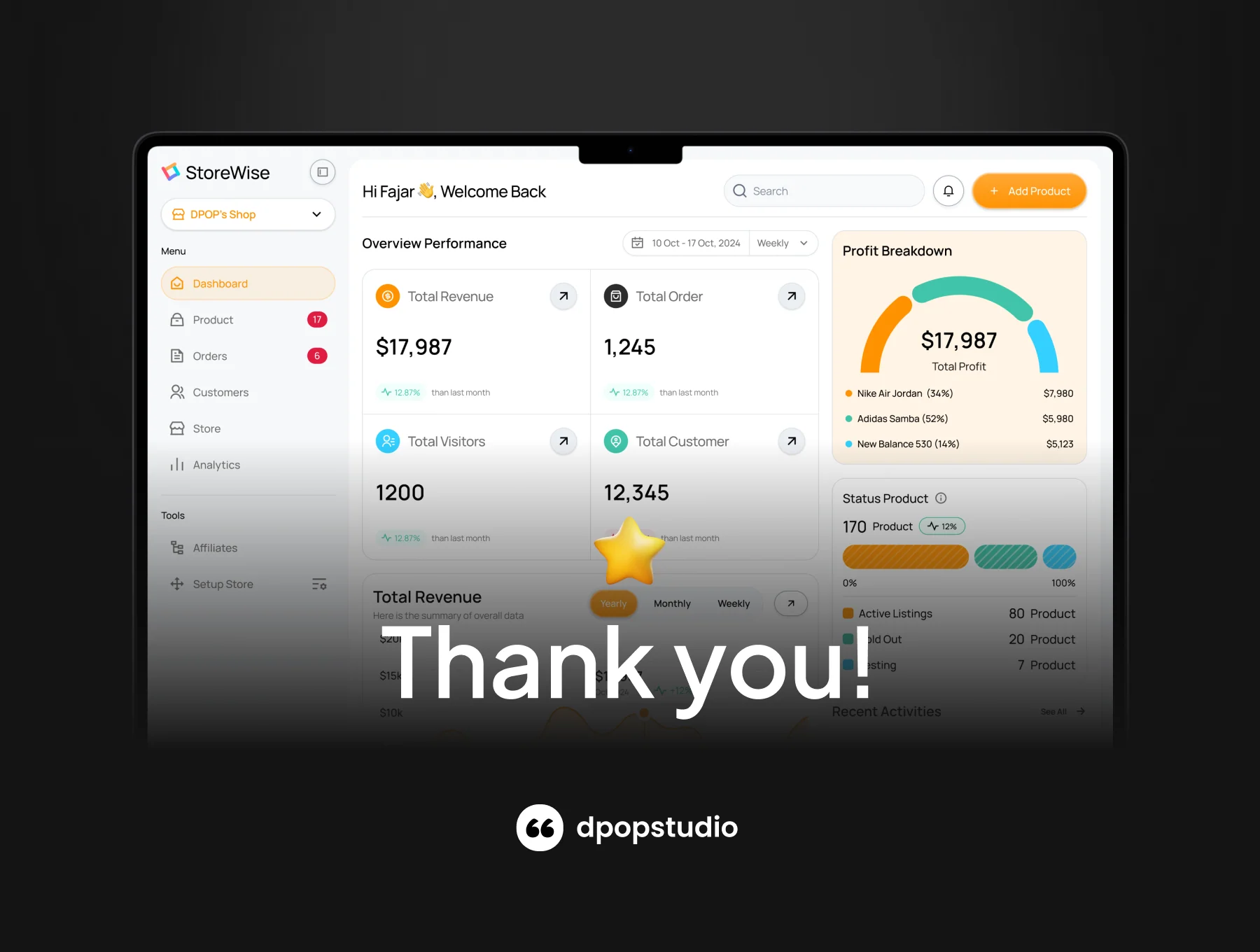 StoreWise - Store Management Dashboard UI KIT 8