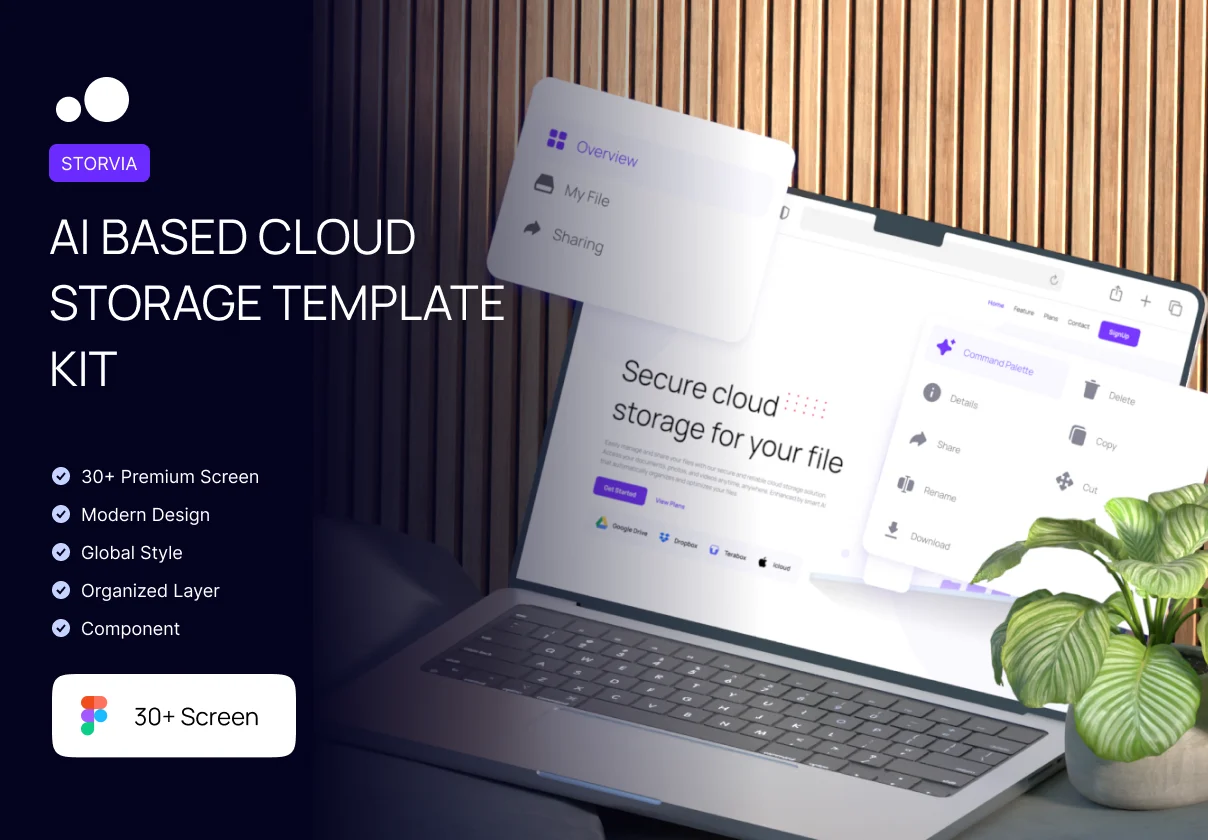 Storvia! - AI Based Cloud Storage Template Kit