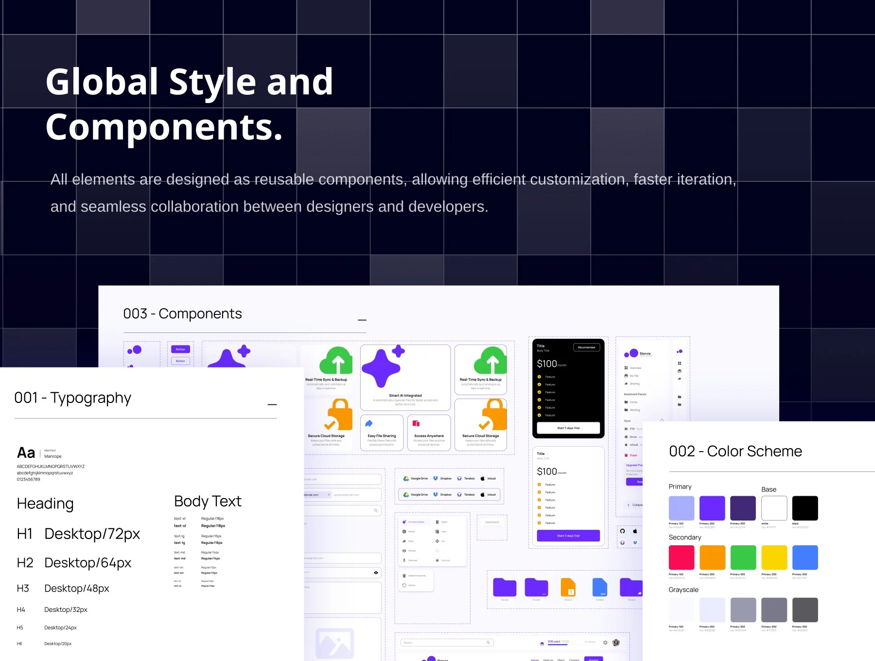 Storvia! - AI Based Cloud Storage Template Kit 3