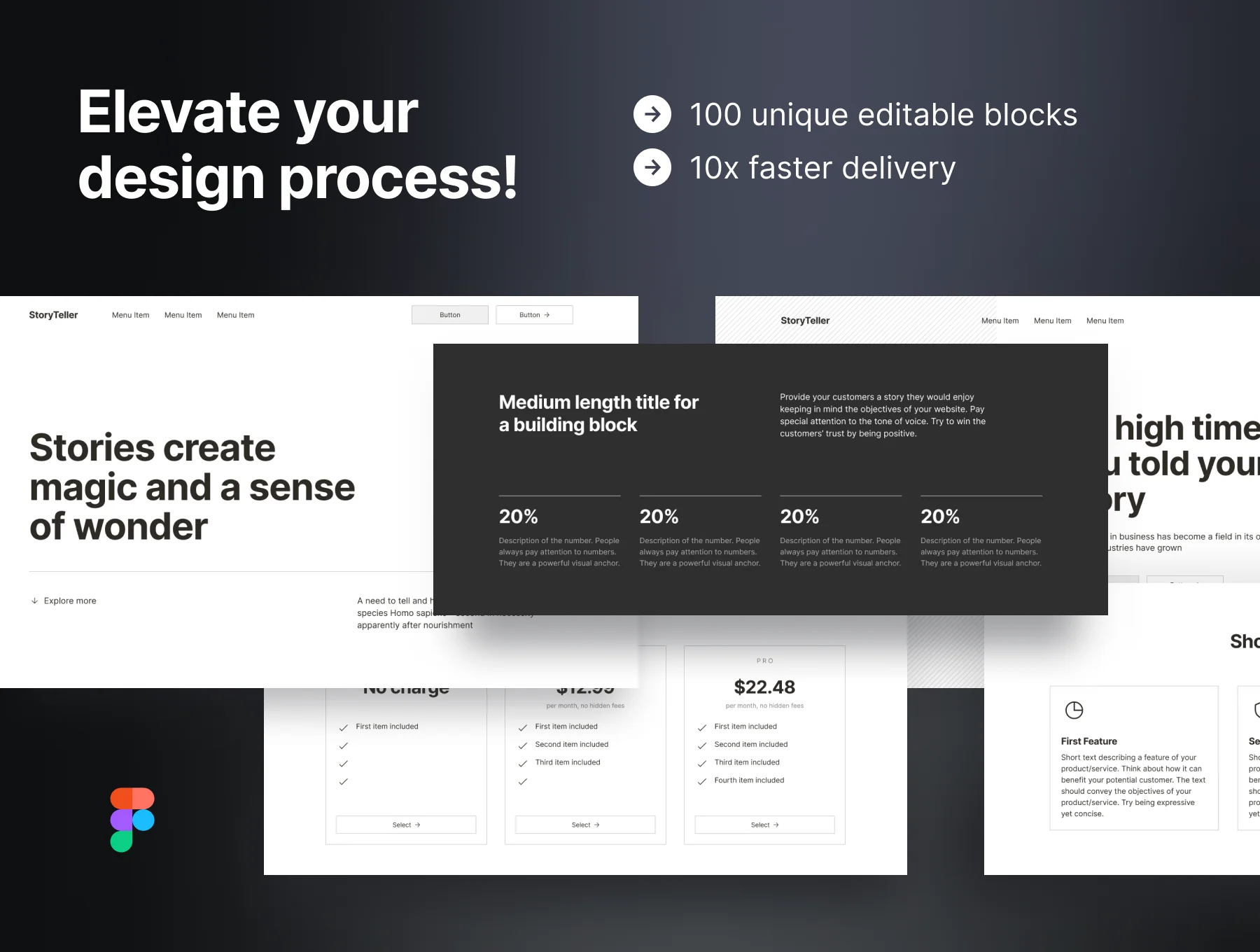 StoryTeller Wireframe Kit