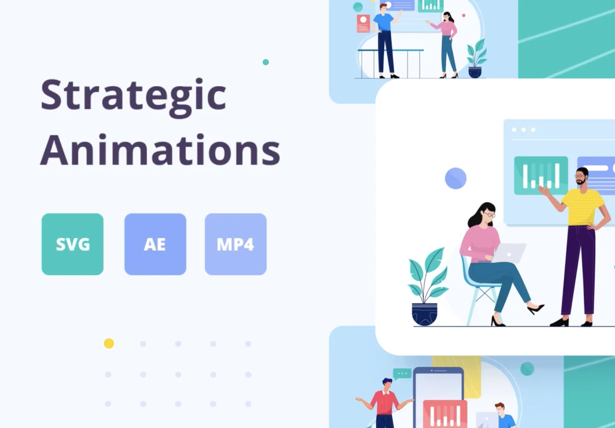 Strategic - Animated Startup Illustrations