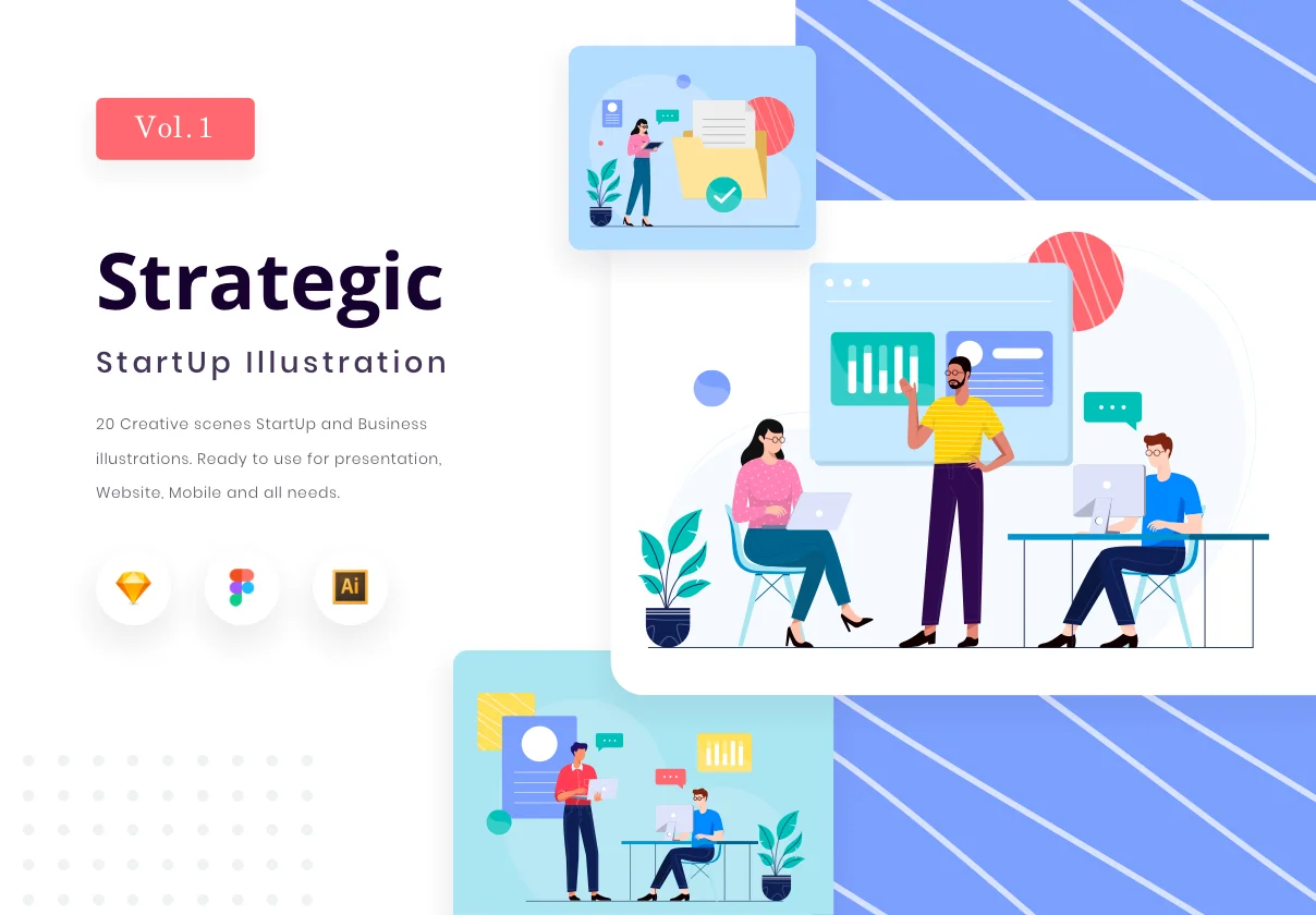 Strategic - Start Up Illustration