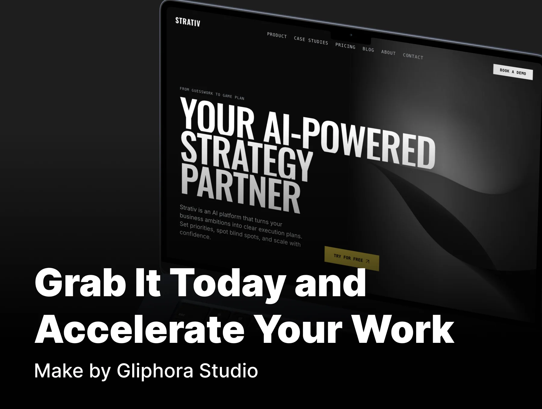 Strativ - AI SaaS Website Template 6
