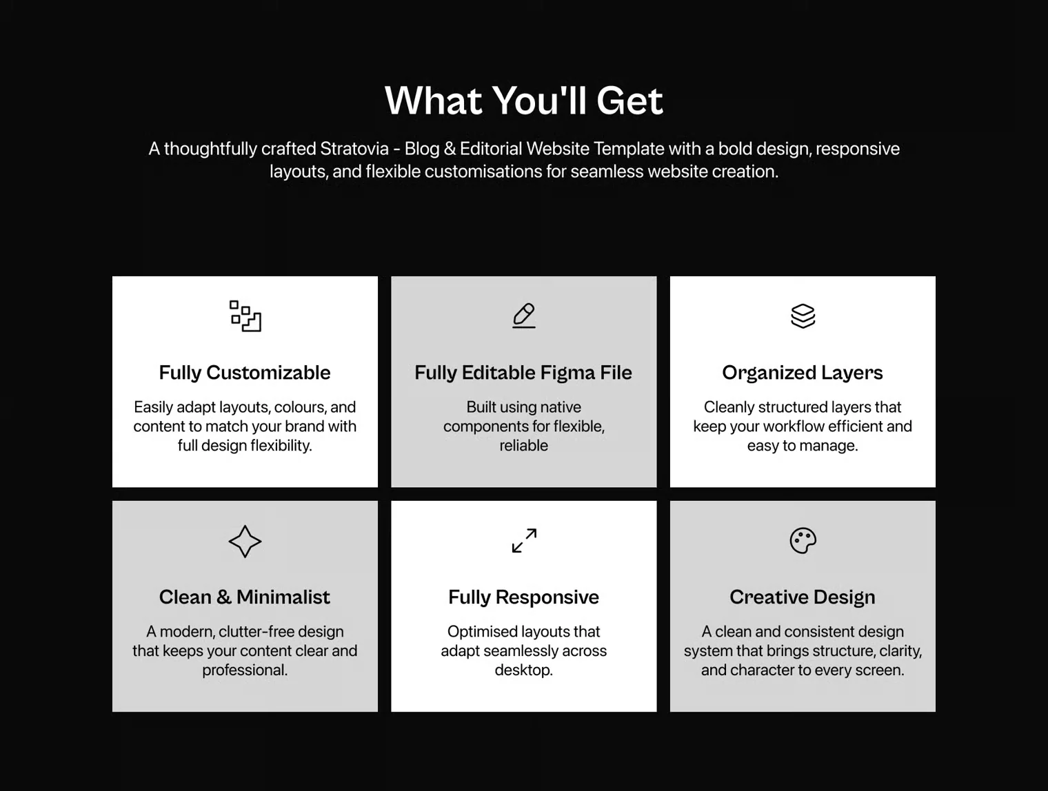 Stratovia — Business Consulting & Financial Services Website UI Kit 4