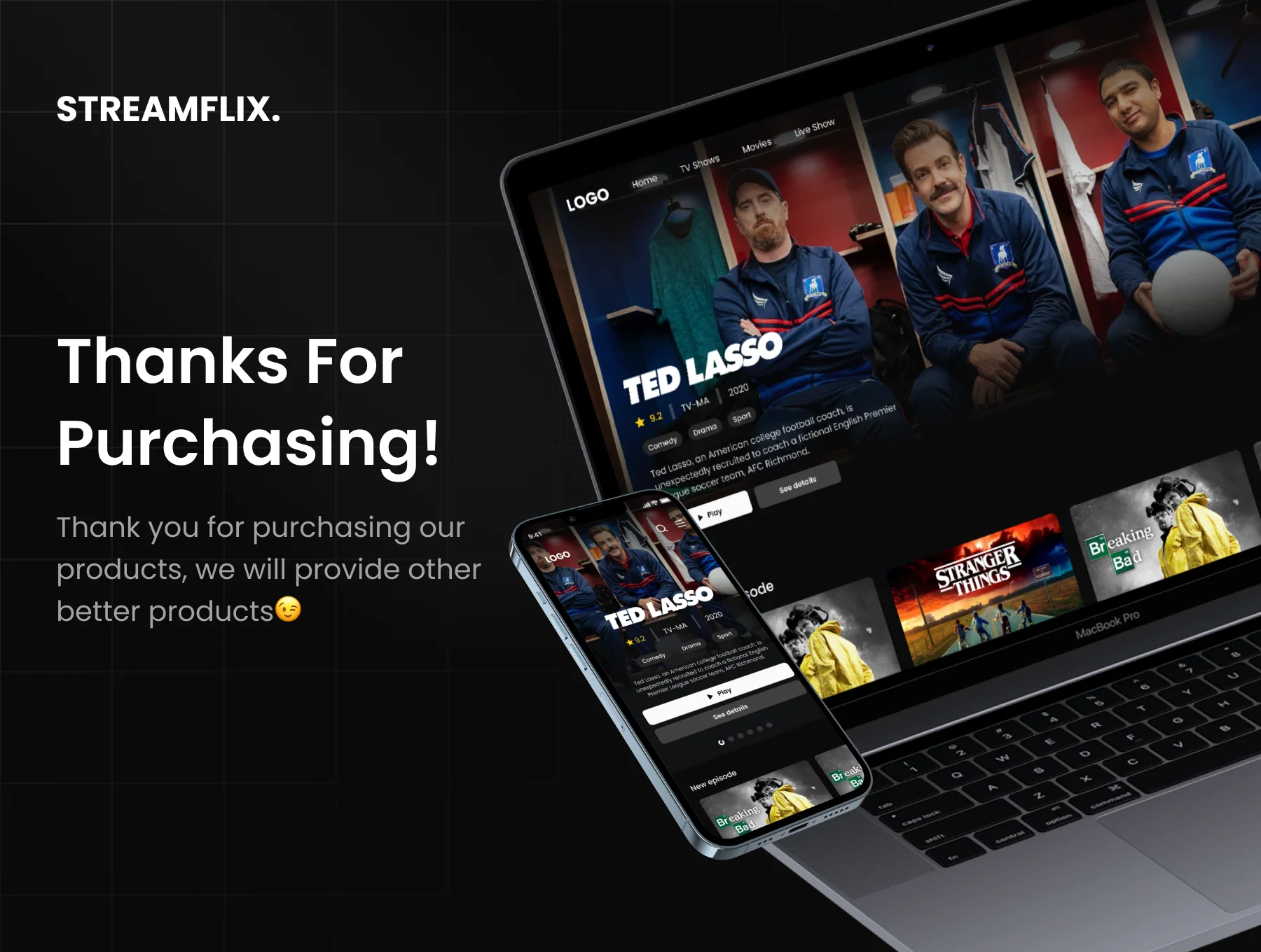 Stream Flix Play - Movie Streaming Premium UI KIT 6