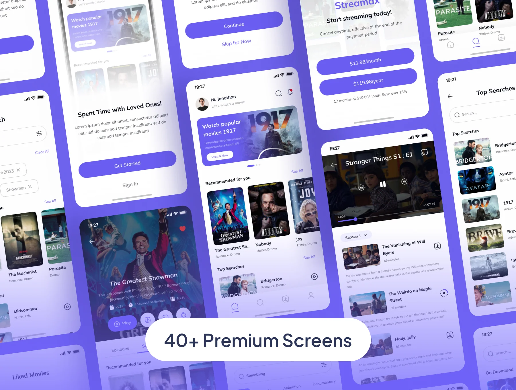 Streamax - Streaming Movie UI Kits Apps 5