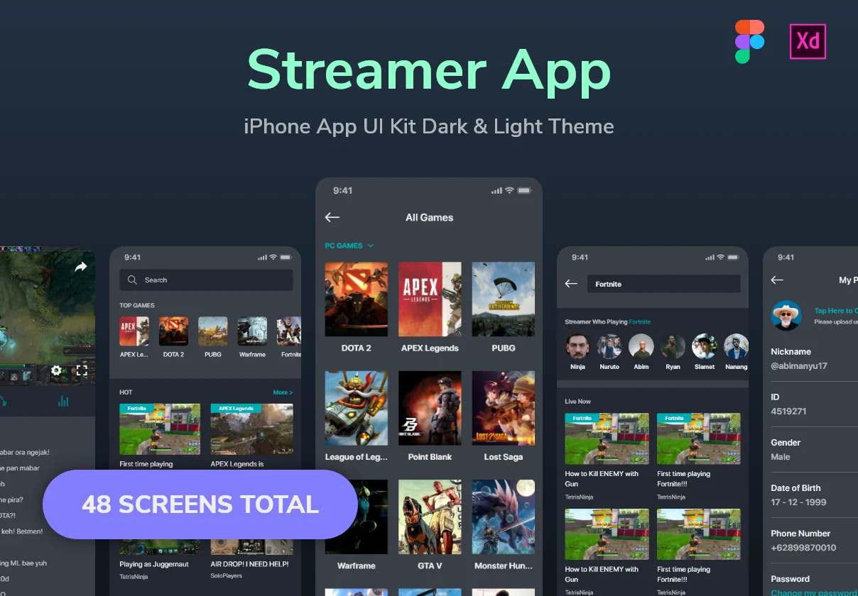 Streamer App - Gaming & Streaming App