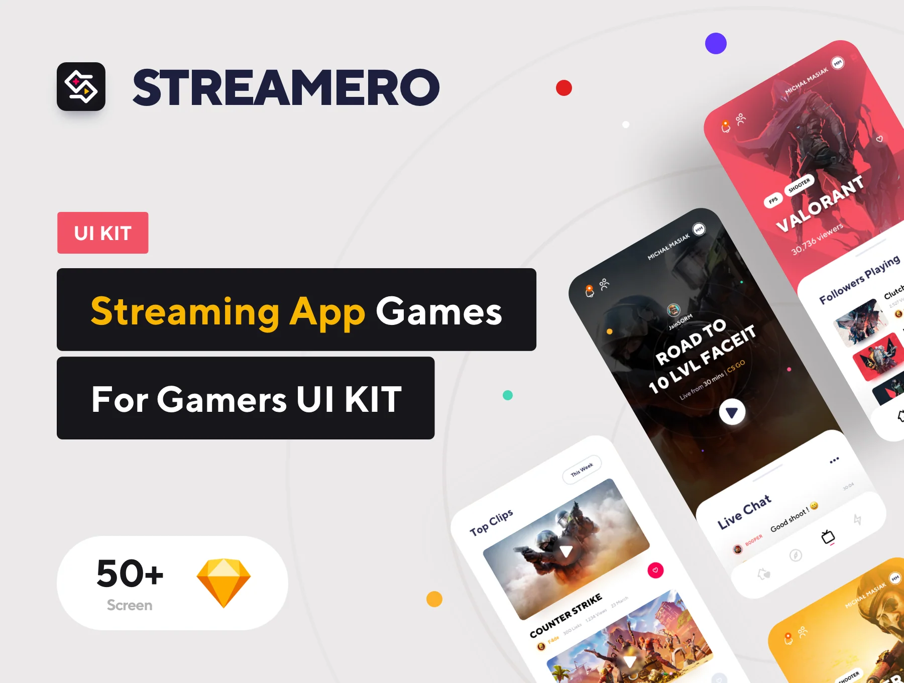 Streamero | Streaming App UI KIT