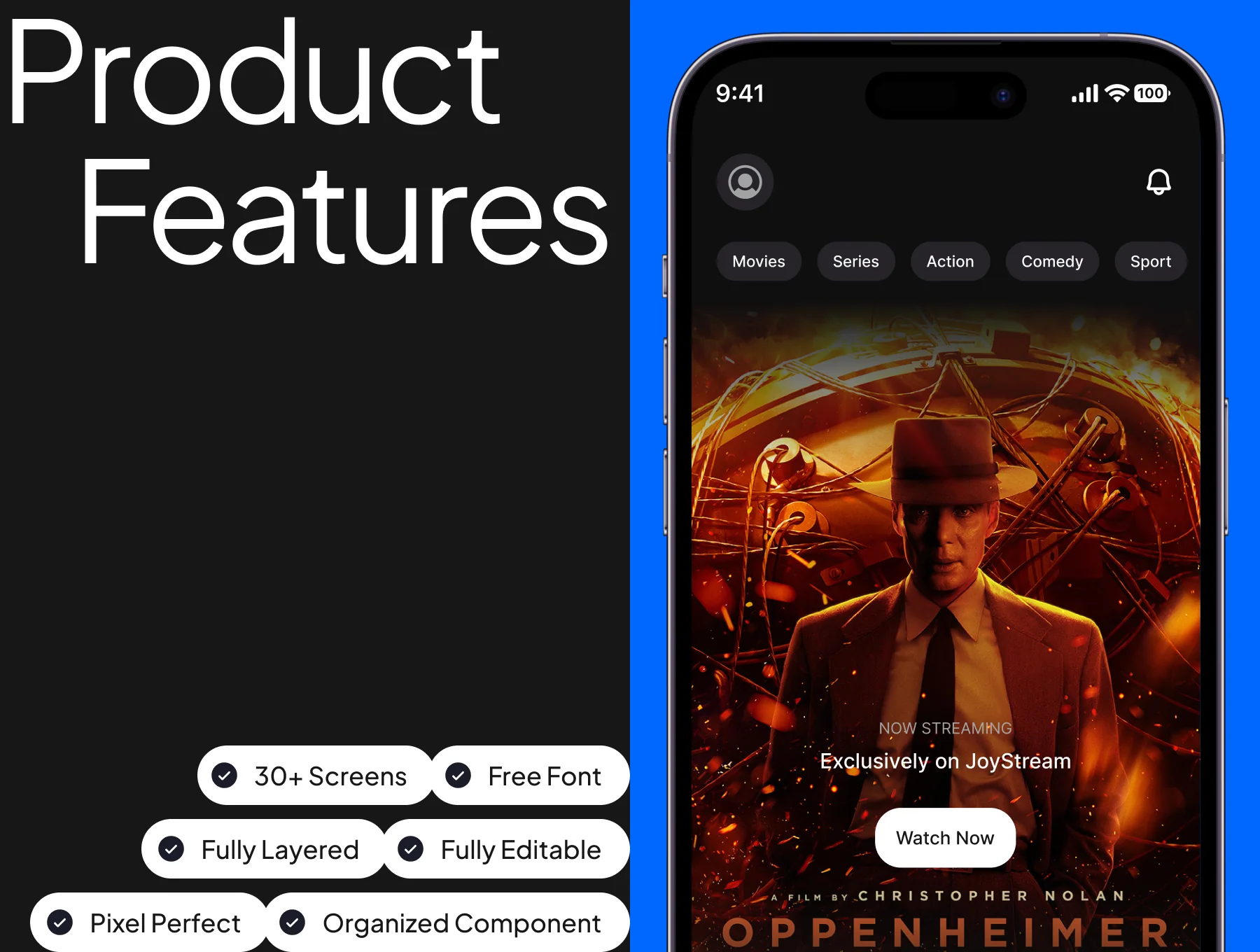 Streaming App UI Kit