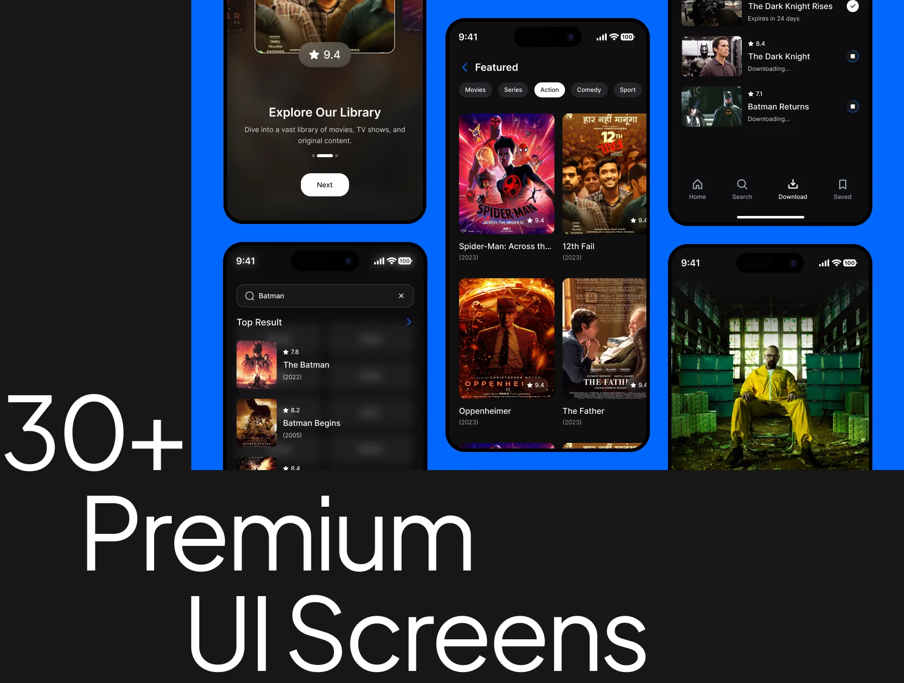 Streaming App UI Kit 6
