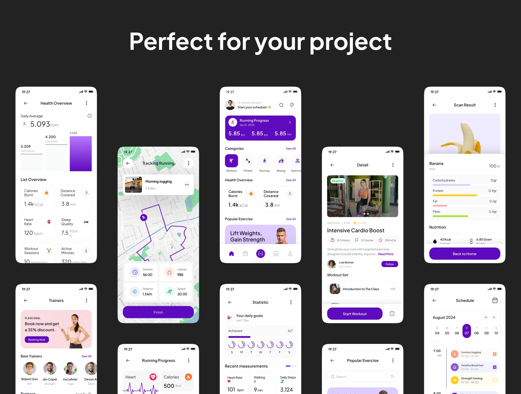 Striv - Workout Tracking App IOS UI Kits 5