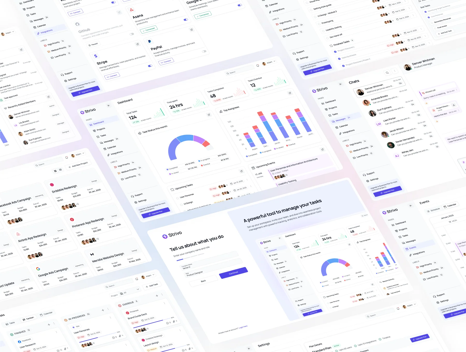 Strivo - Task Management Web UI Kit 6