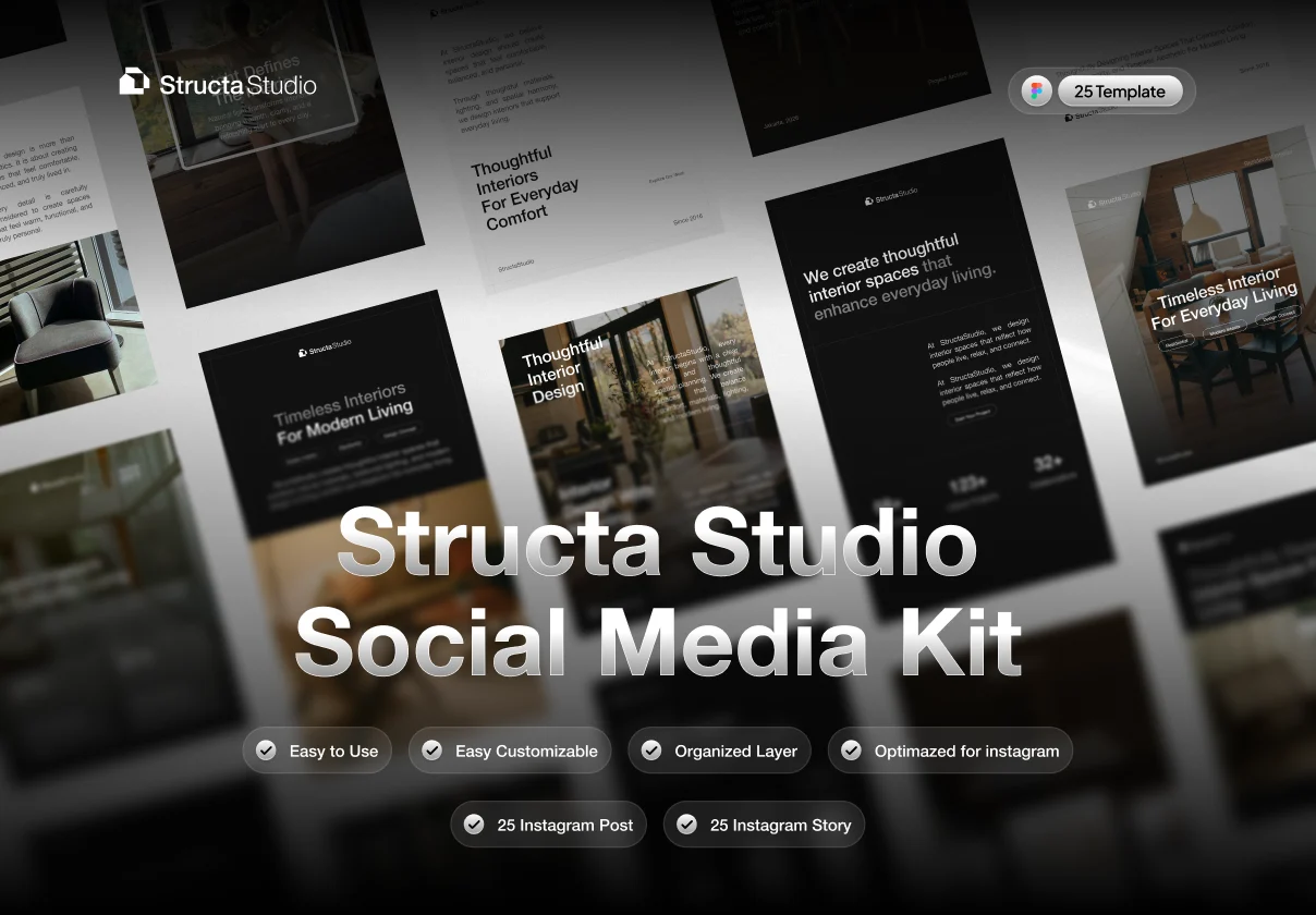 StructaStudio - Social Media Kit