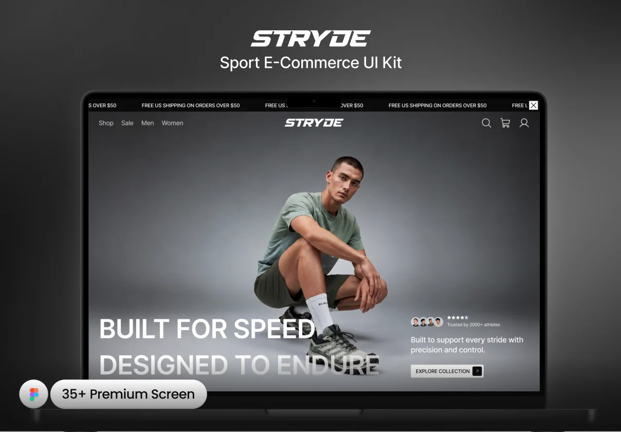 STRYDE - Sport E-Commerce UI Kit