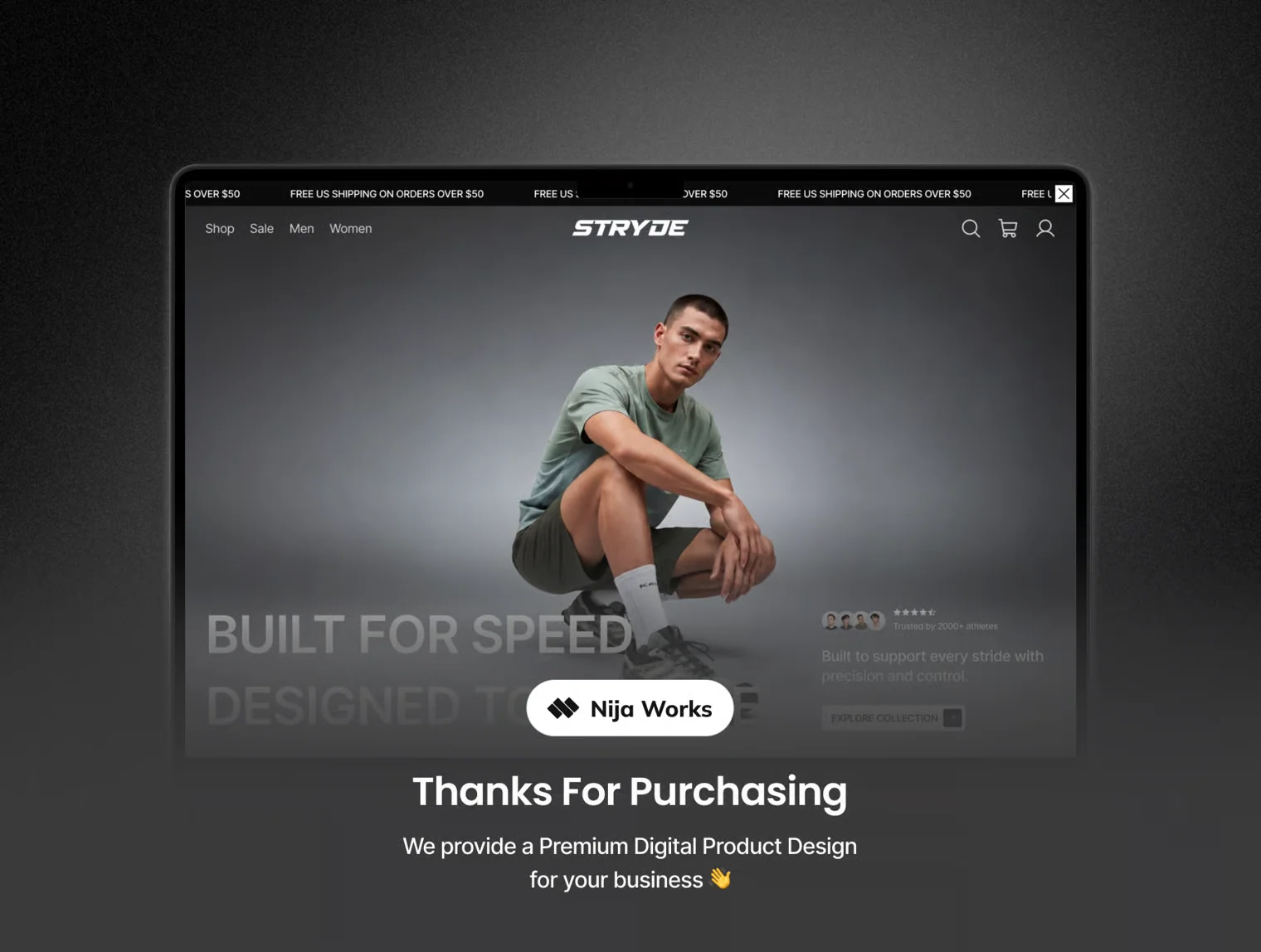 STRYDE - Sport E-Commerce UI Kit