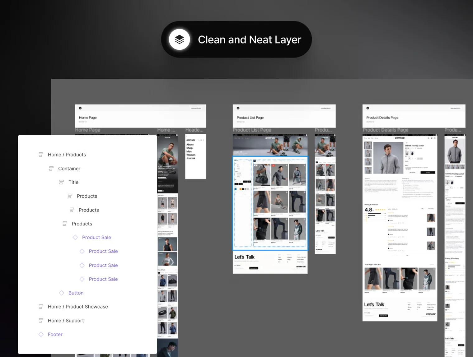 STRYDE - Sport E-Commerce UI Kit 3