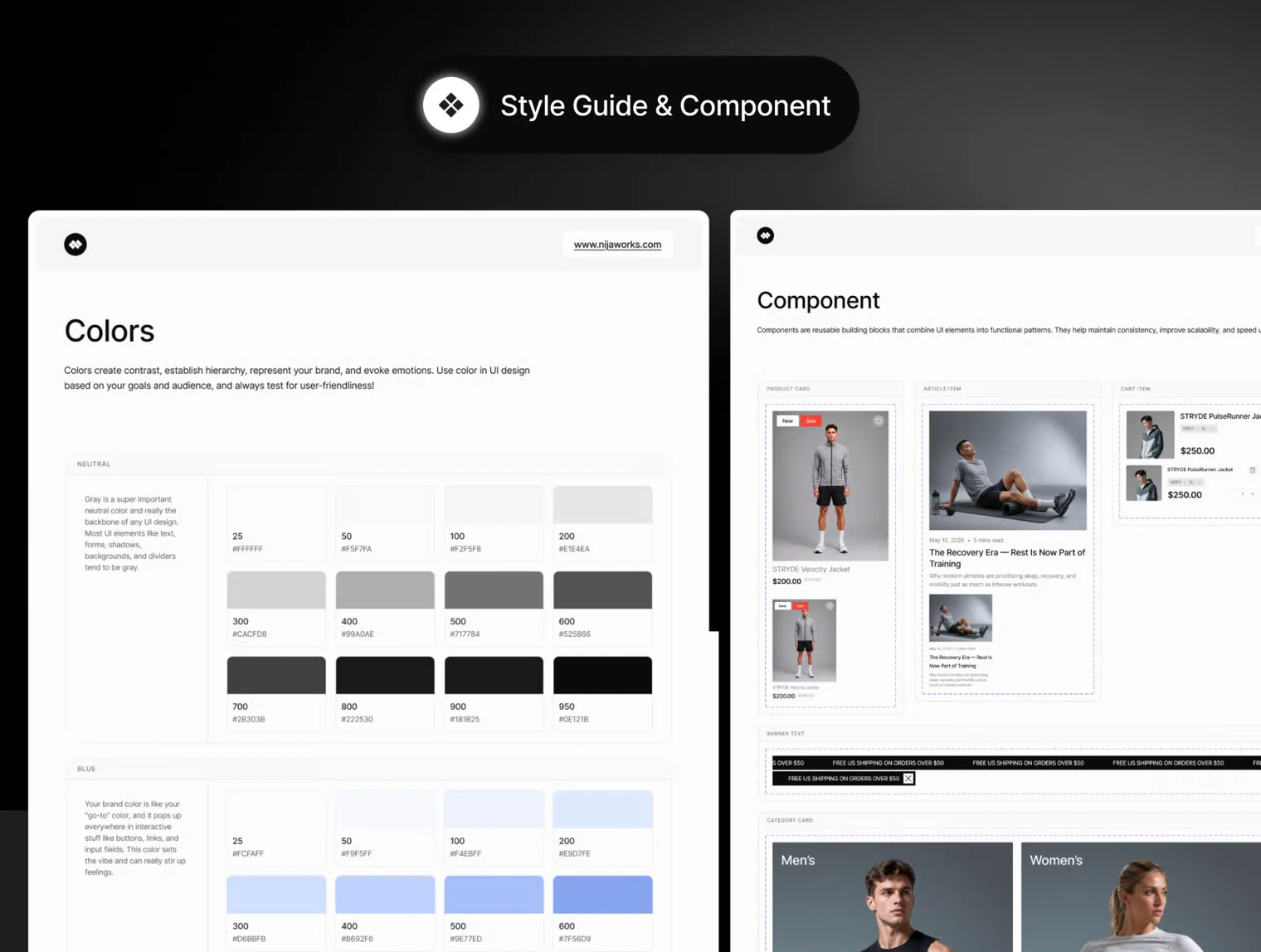 STRYDE - Sport E-Commerce UI Kit 4