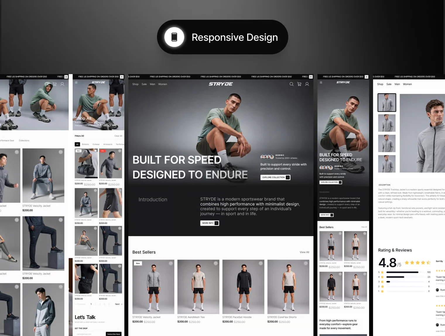STRYDE - Sport E-Commerce UI Kit 5