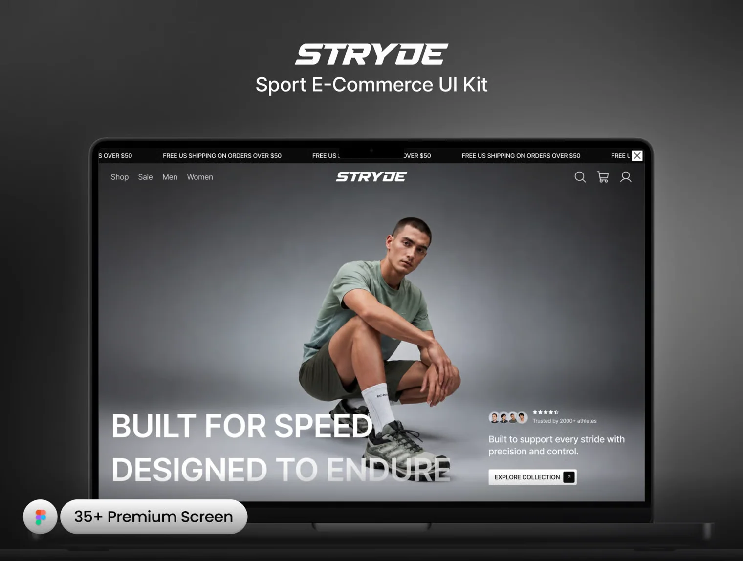 STRYDE - Sport E-Commerce UI Kit 6