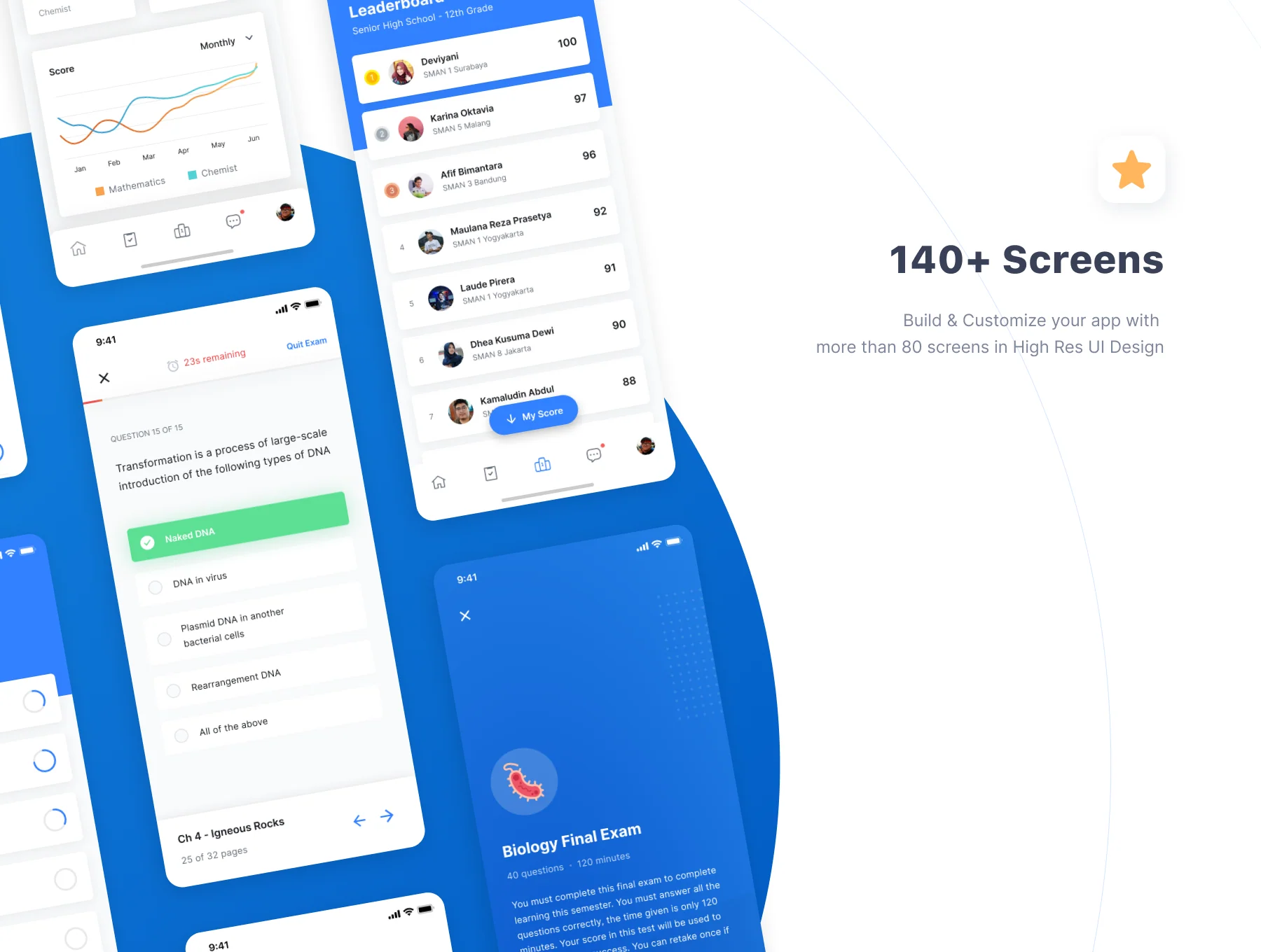 Smartdeck Student Mobile Course E-Learning App UI Kit 2