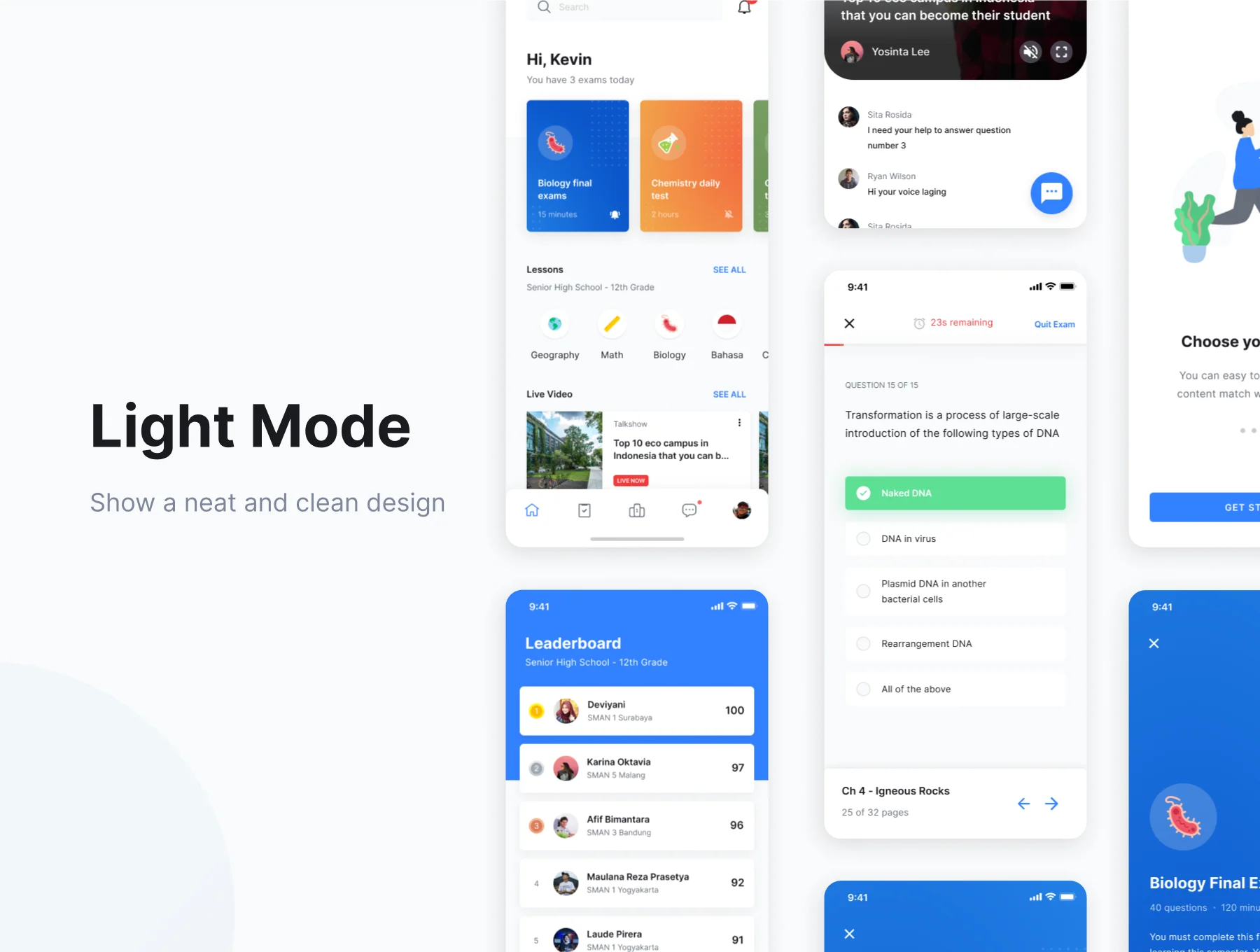 Smartdeck Student Mobile Course E-Learning App UI Kit 5