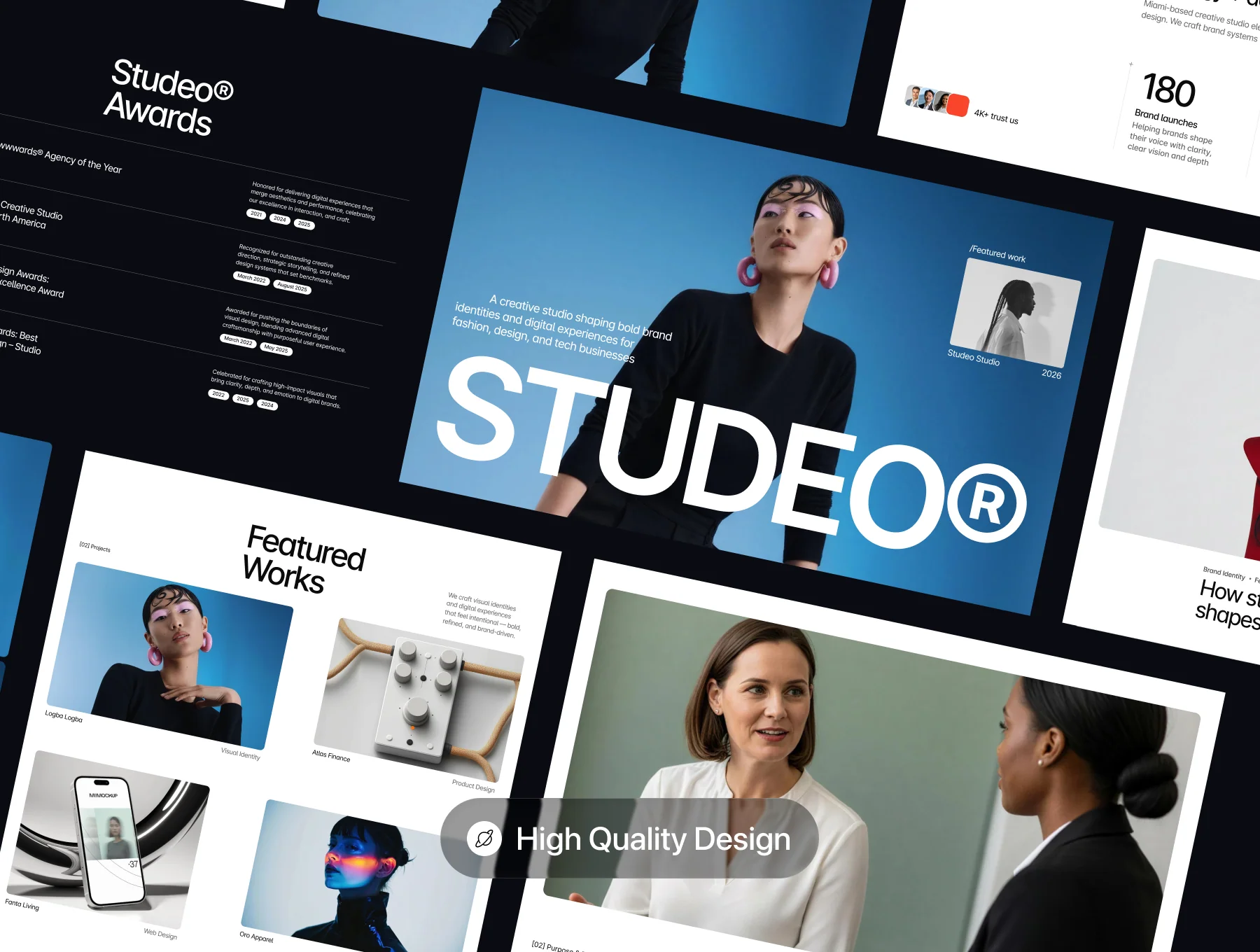 Studeo - Creative Agency Website Template 2