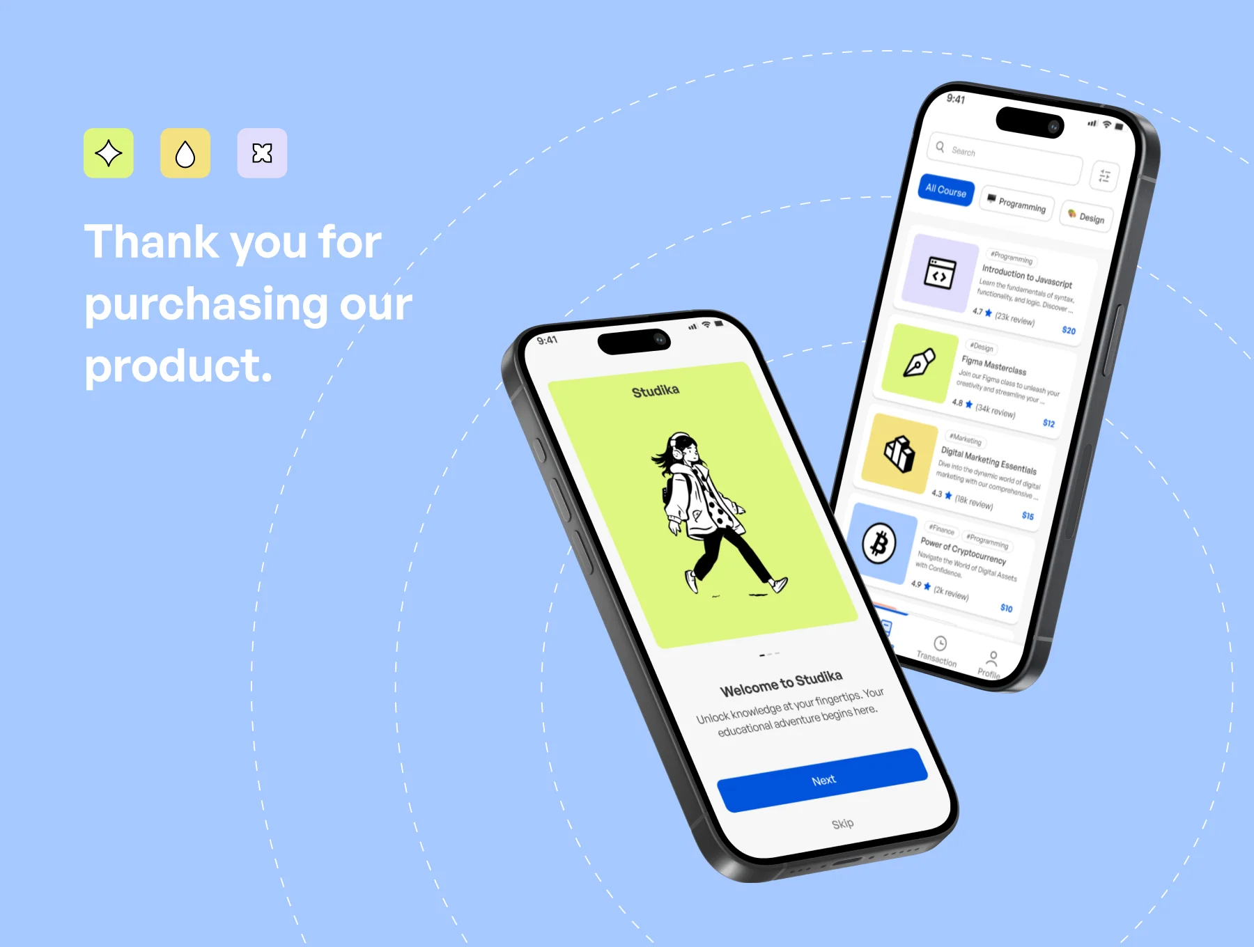 Studika - Education App UI KIT 6