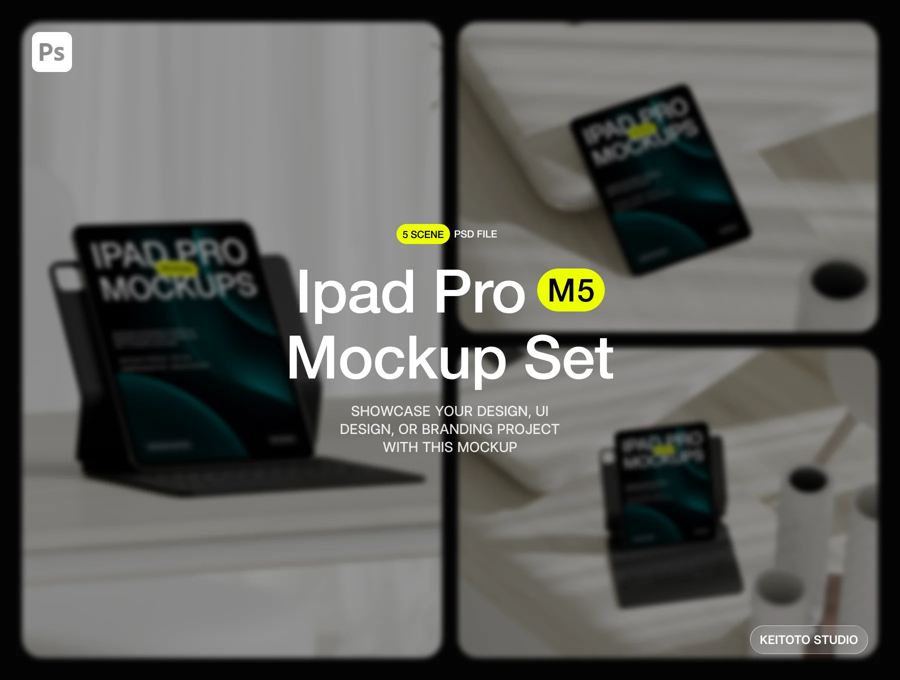 Studio Calm iPad Pro Device Mockup Collection 2