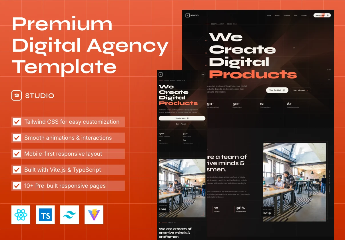 STUDIO - Premium Digital Agency Template