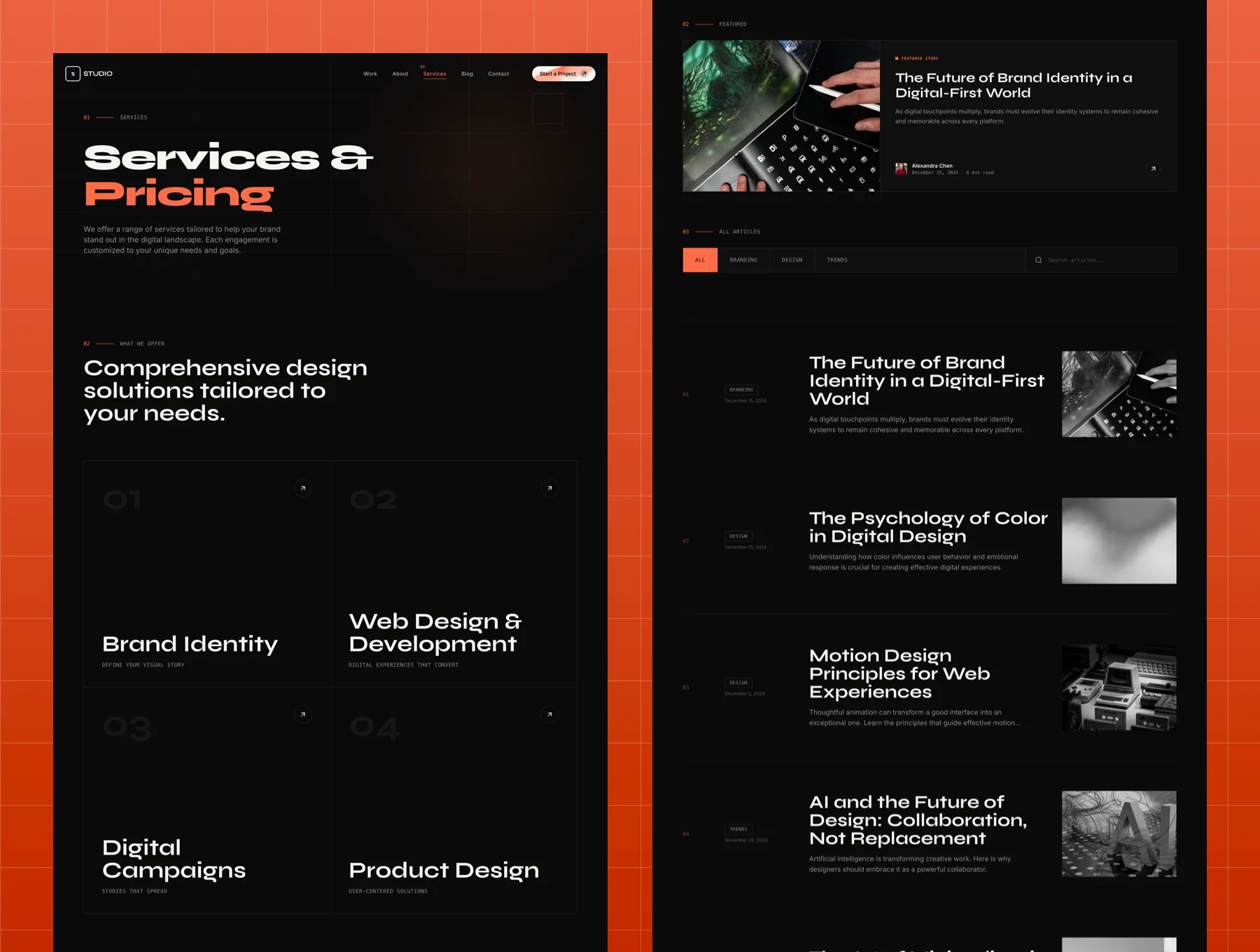 STUDIO - Premium Digital Agency Template 4