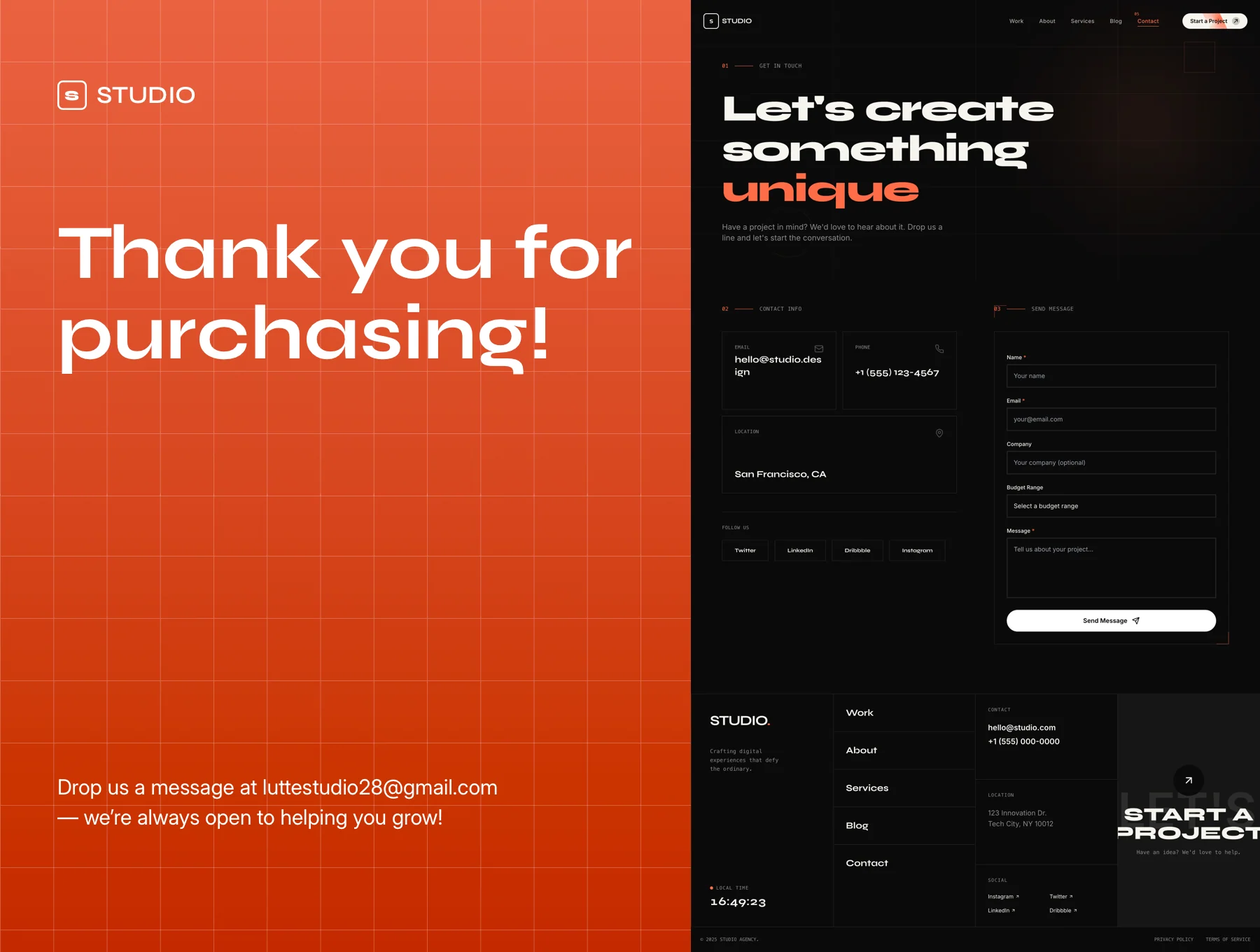 STUDIO - Premium Digital Agency Template 6