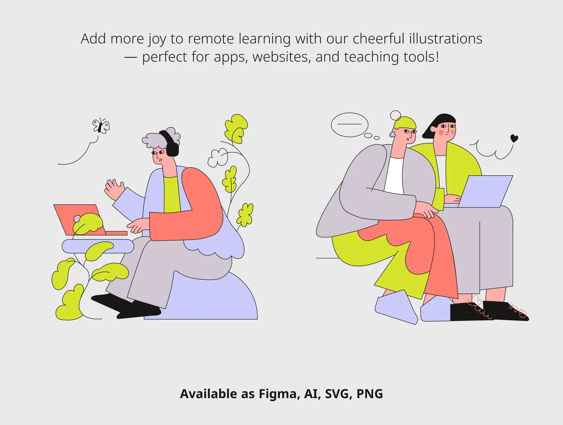 Online Learning/Work illustrations 2