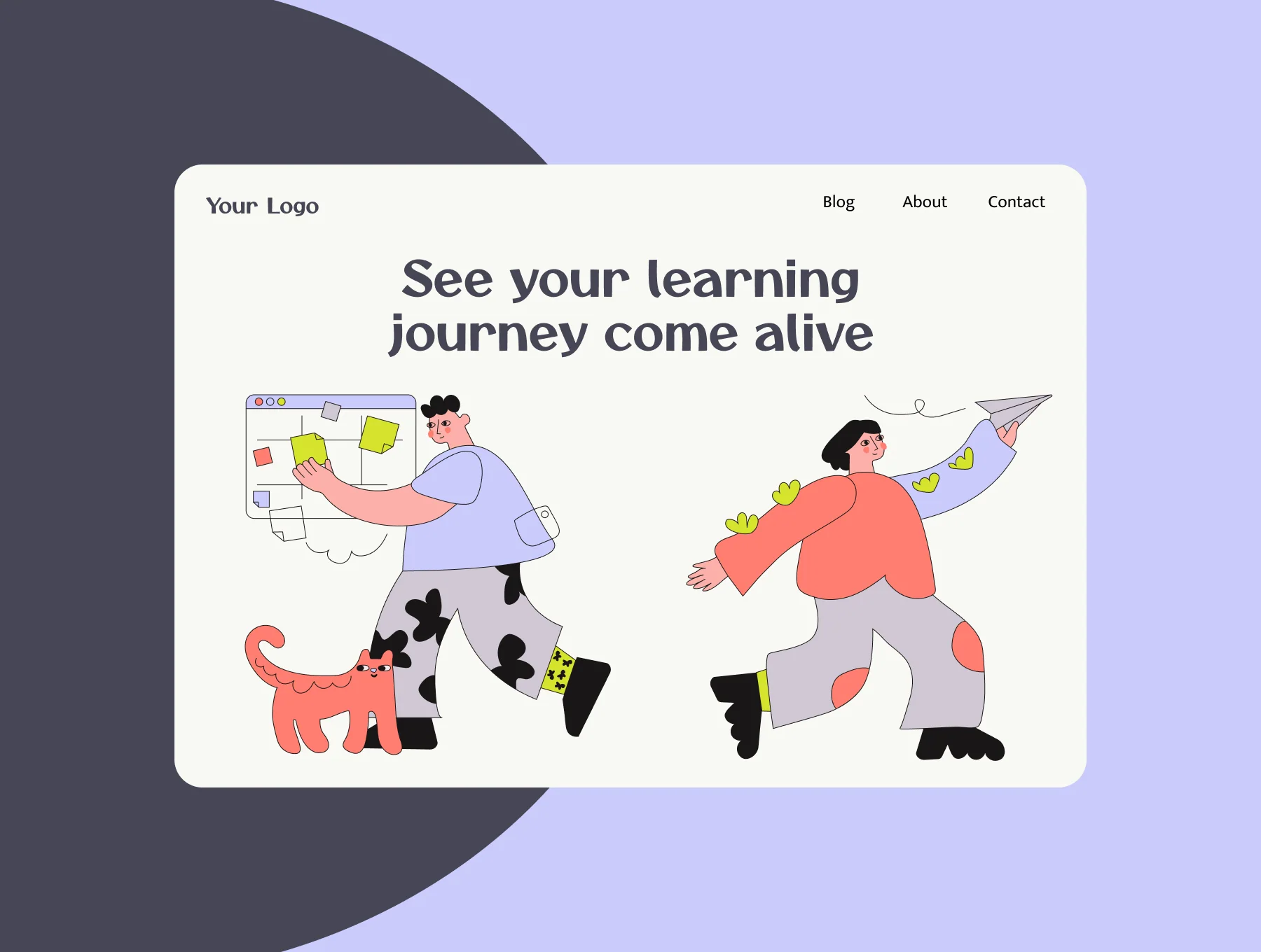 Online Learning/Work illustrations 4