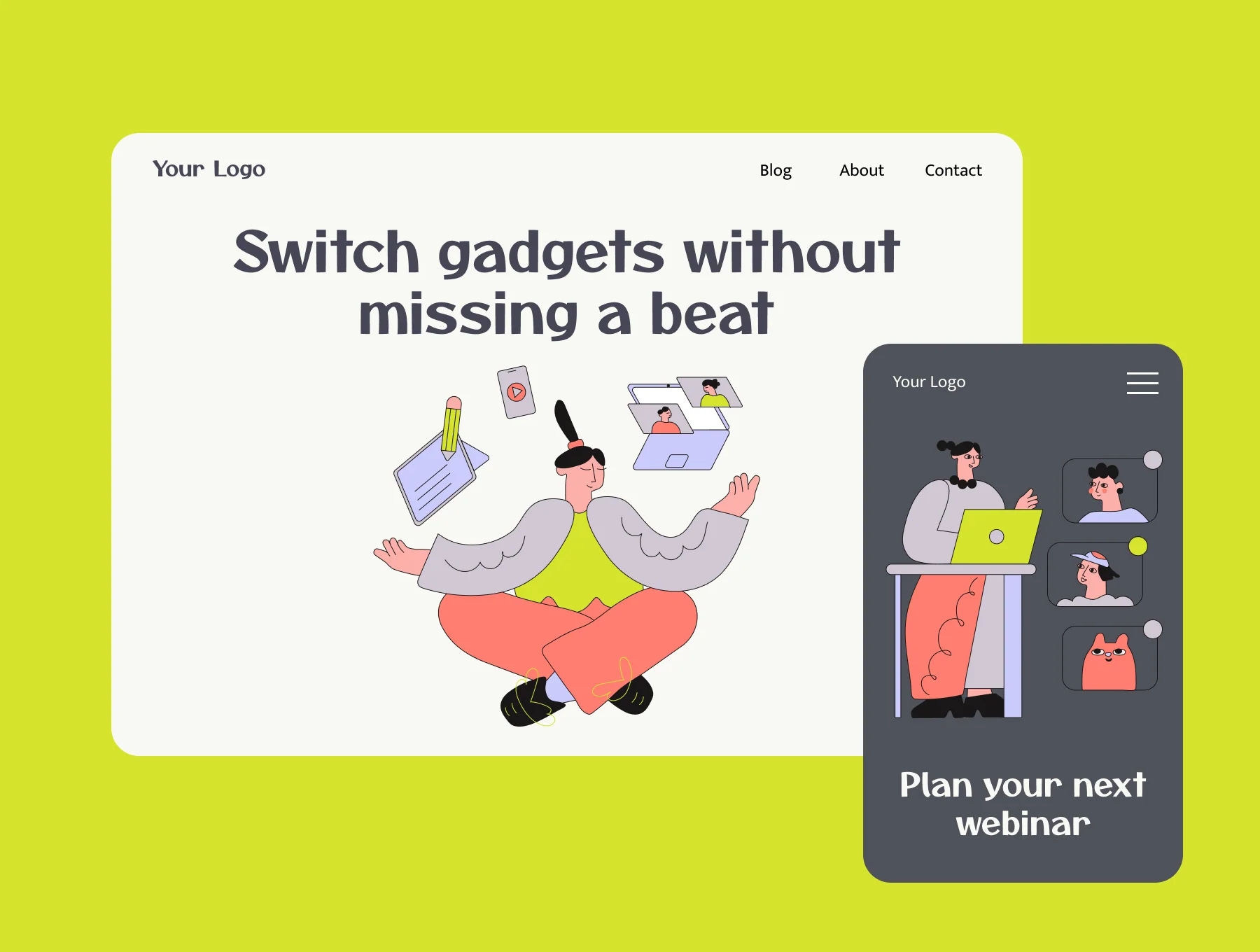 Online Learning/Work illustrations 5