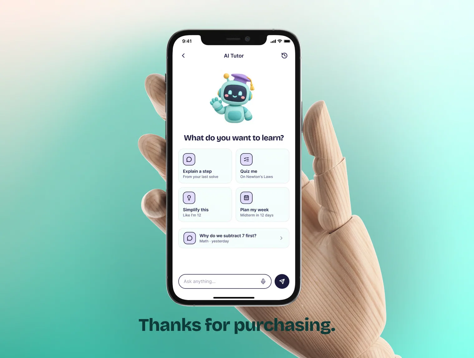 StudyBuddy AI – AI Study Partner - Mobile UI Kit 10