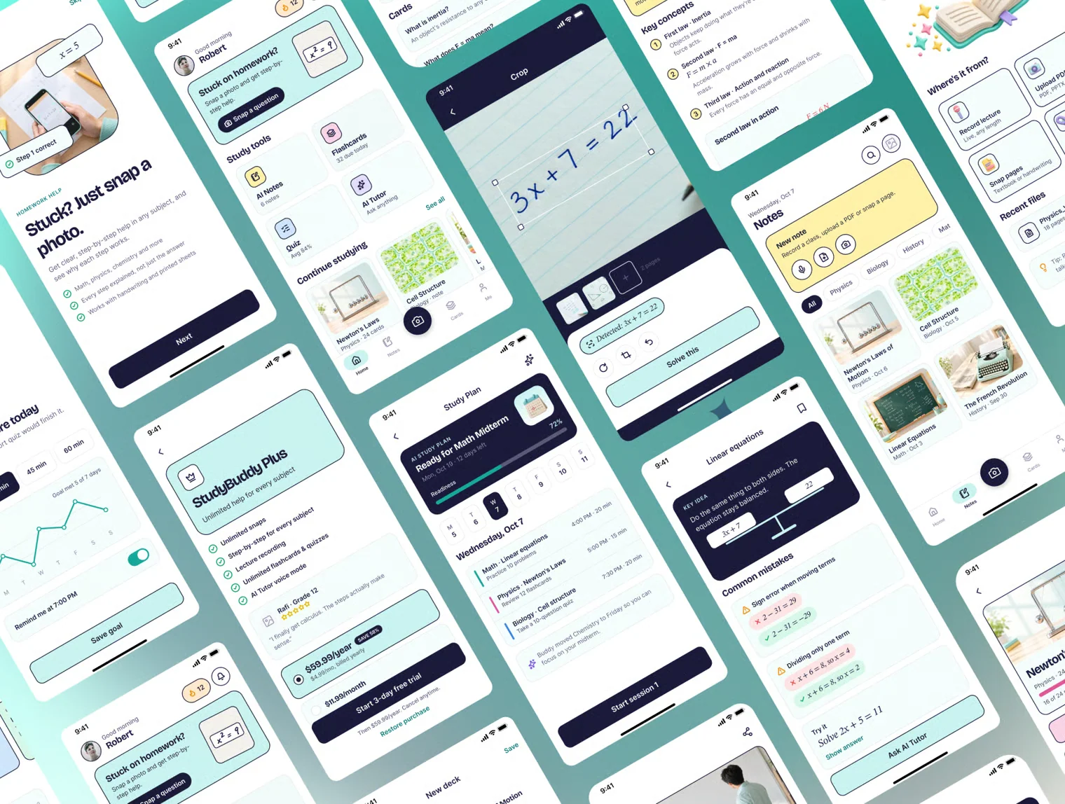 StudyBuddy AI – AI Study Partner - Mobile UI Kit 3