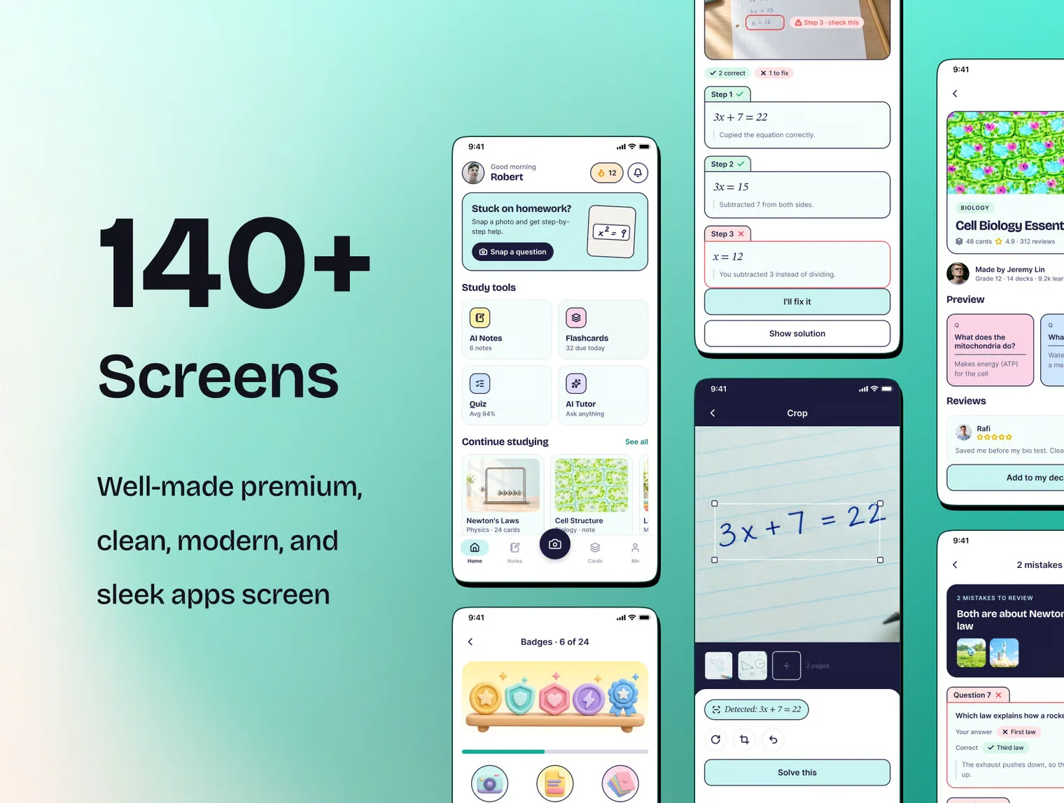 StudyBuddy AI – AI Study Partner - Mobile UI Kit 5