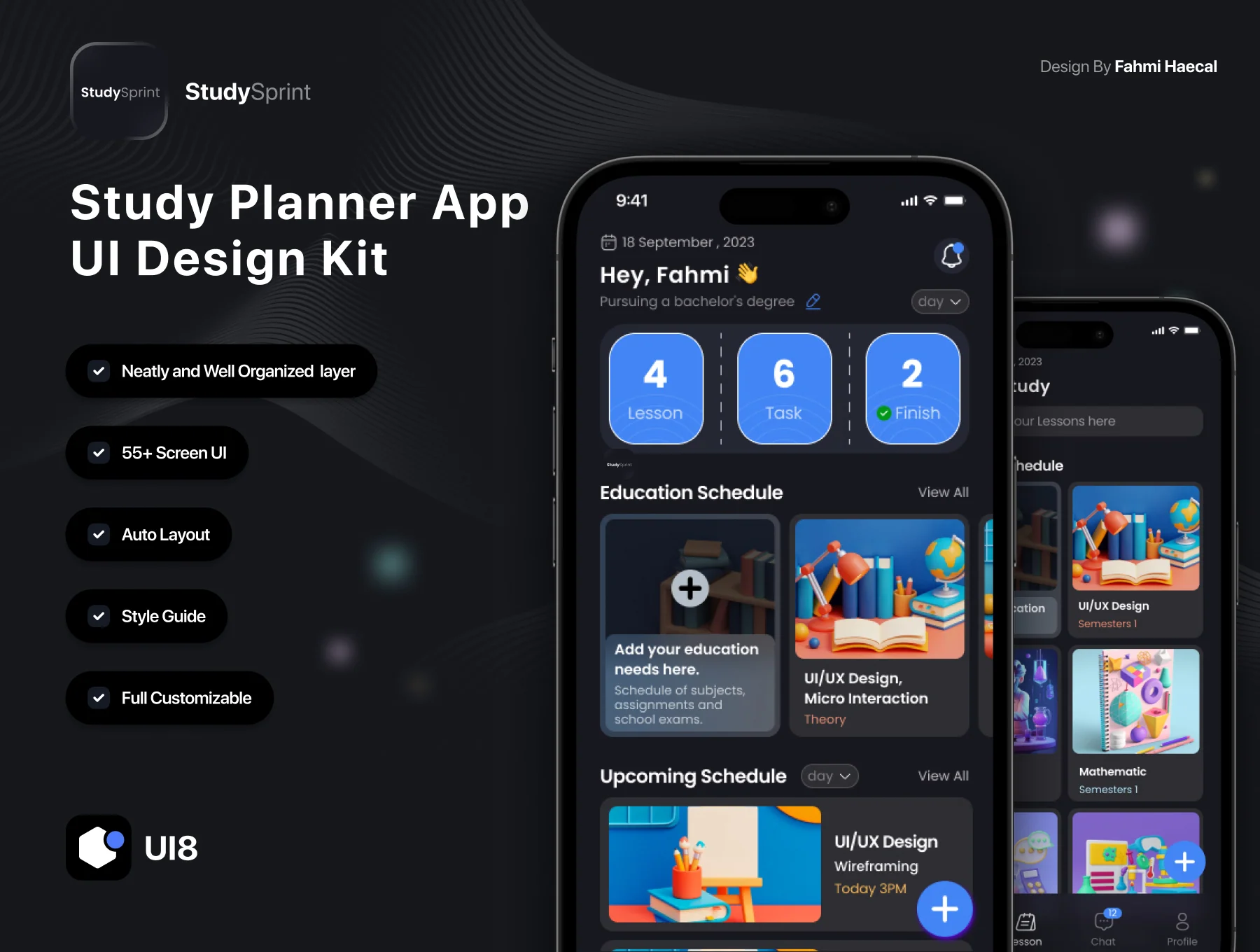 StudySprint - Study Planner App UI Design Kit