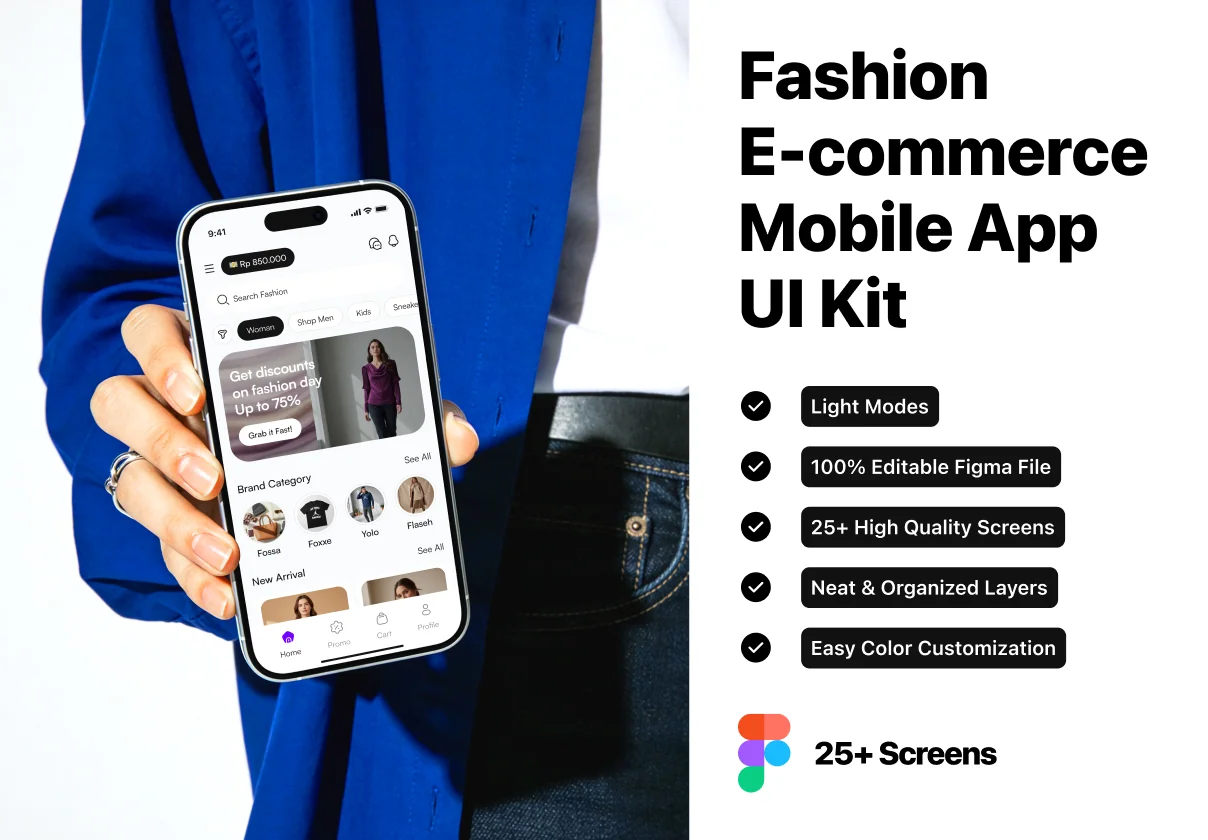 Styla Fashion E-commerce Mobile App UI Kit
