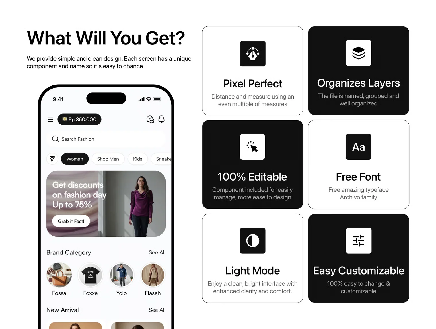 Styla Fashion E-commerce Mobile App UI Kit 2